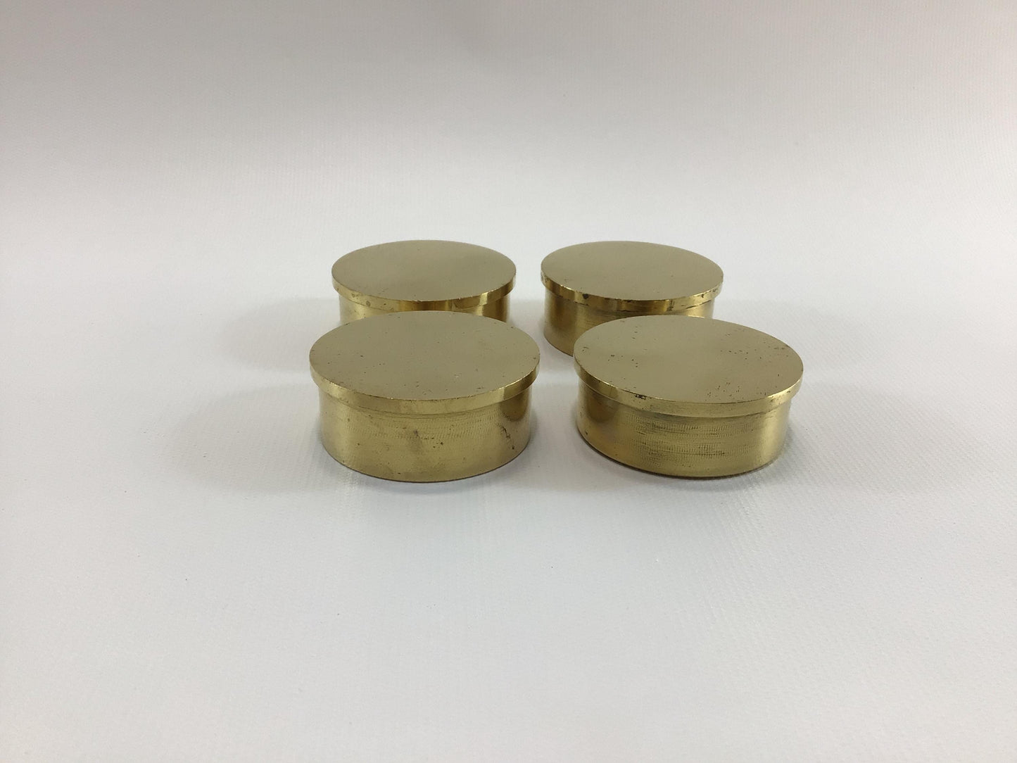 Brass Railing Hardware Lavi Industries Flush End Cap 00-600/2 Set of 4 Replacement Parts Pieces for 2" Diameter Tubing