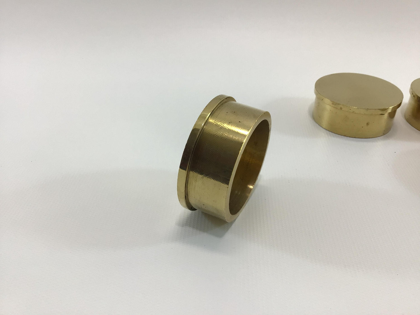 Brass Railing Hardware Lavi Industries Flush End Cap 00-600/2 Set of 4 Replacement Parts Pieces for 2" Diameter Tubing