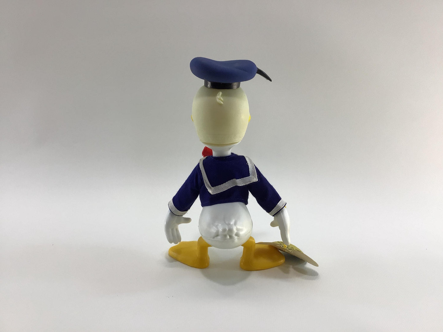 Walt Disney Productions 8" Donald Duck Soft Vinyl Vintage Made in Hong Kong Toy Figure