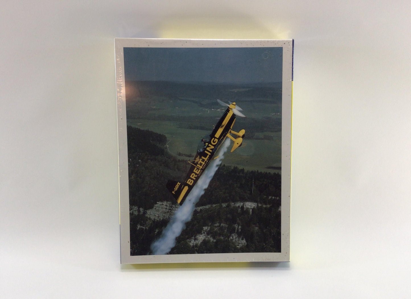 Breitling Swiss Chronometer Advertising 500 Piece Jigsaw Puzzle Air Show Prop Plane Vintage Made in USA