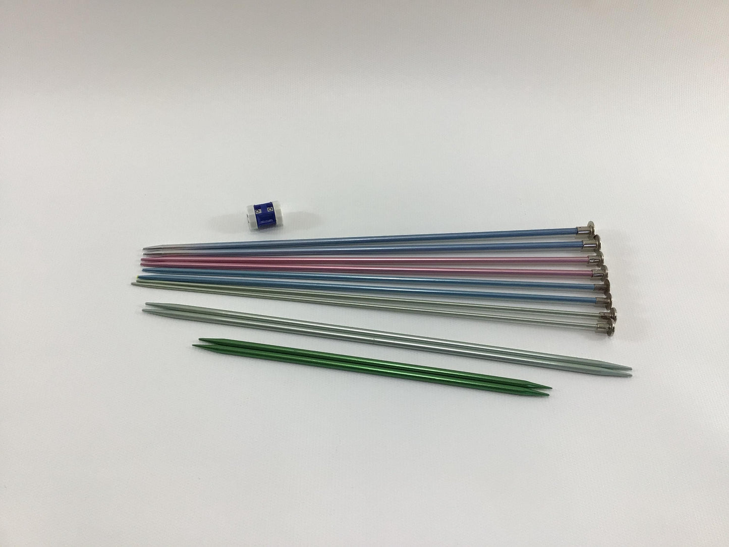 Knitting Needles Lot of 6 Pair 10" Single and Double Point Vintage Textile Tools Sizes 1 3 4 and 5