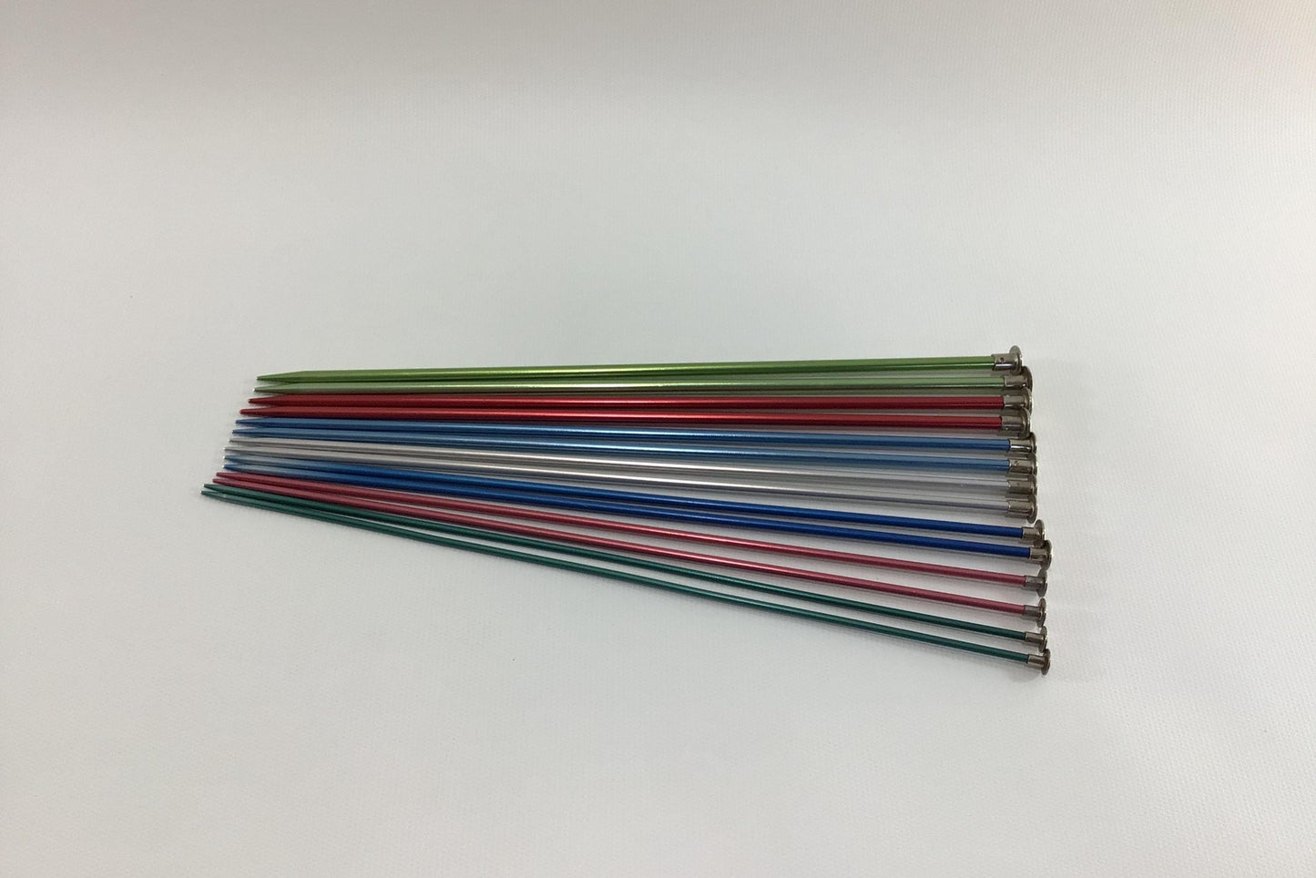 Knitting Needles Lot of Pair 10" Single Point Vintage Textile Tools Sizes 1 through 7