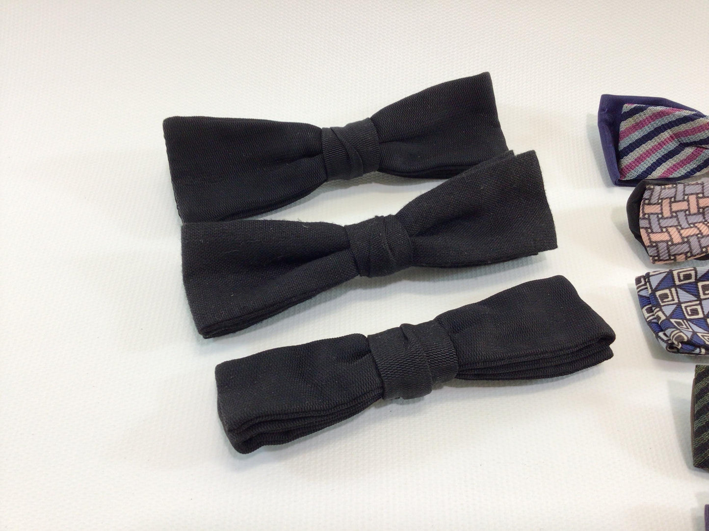 Boys Bow Tie Lot of 9 Vintage 1950s Children's Fashion Collectibles Royal Ormond and Best Clip