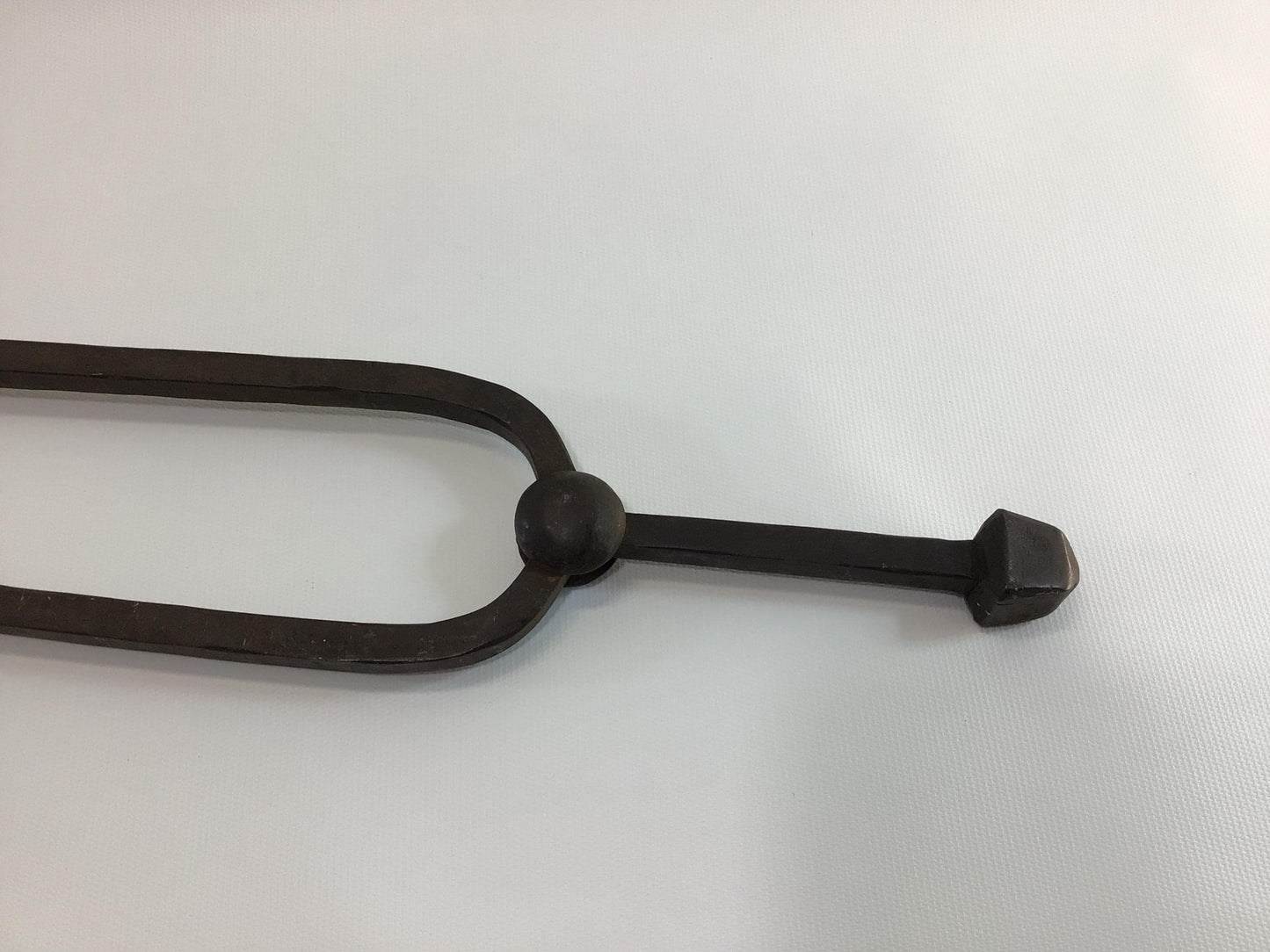 Hearth Ware 27" Hinged Fireplace Tongs Quality Made Antique Wrought Iron Rustic Primitive Hand Tool