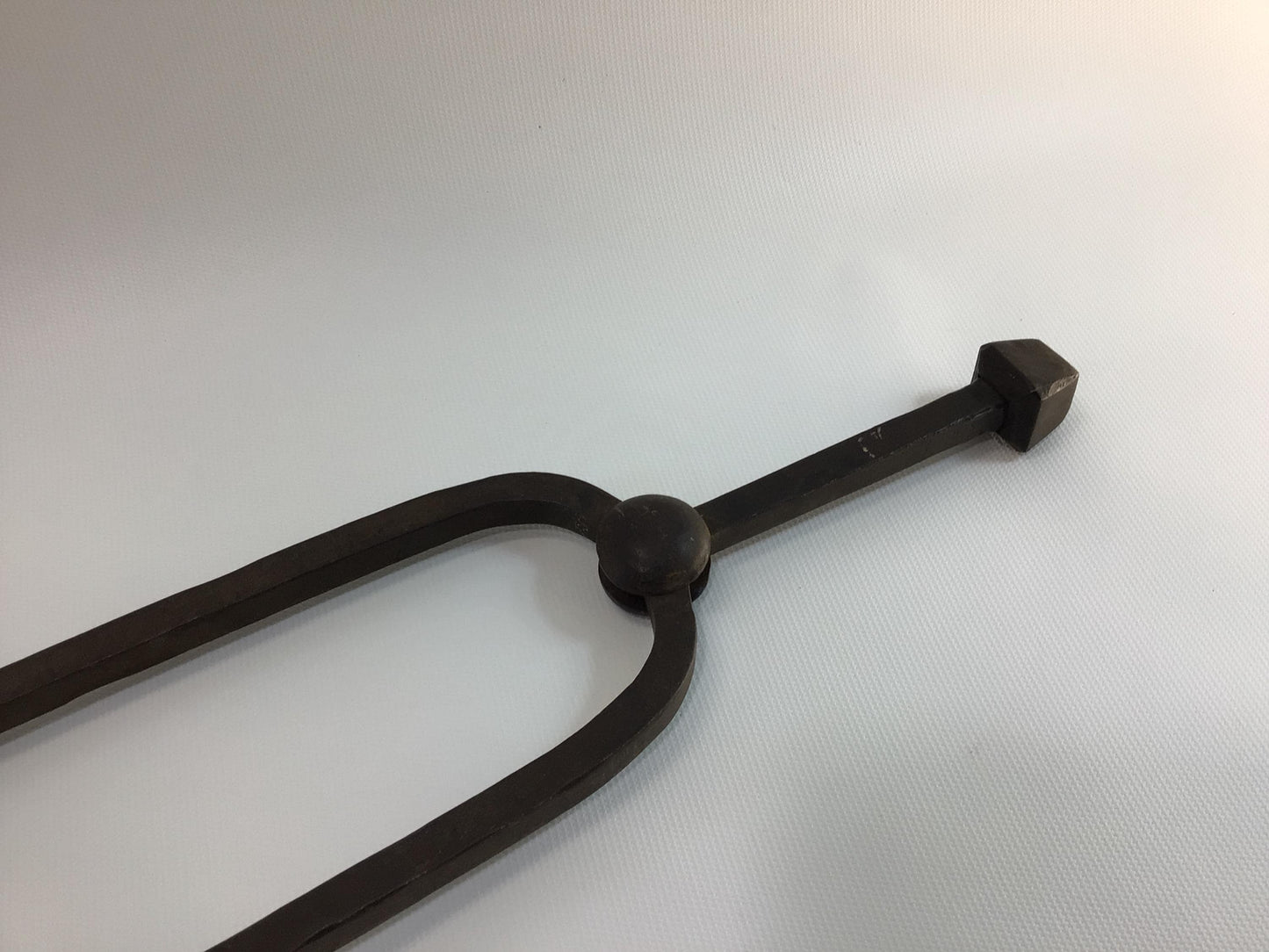 Hearth Ware 27" Hinged Fireplace Tongs Quality Made Antique Wrought Iron Rustic Primitive Hand Tool