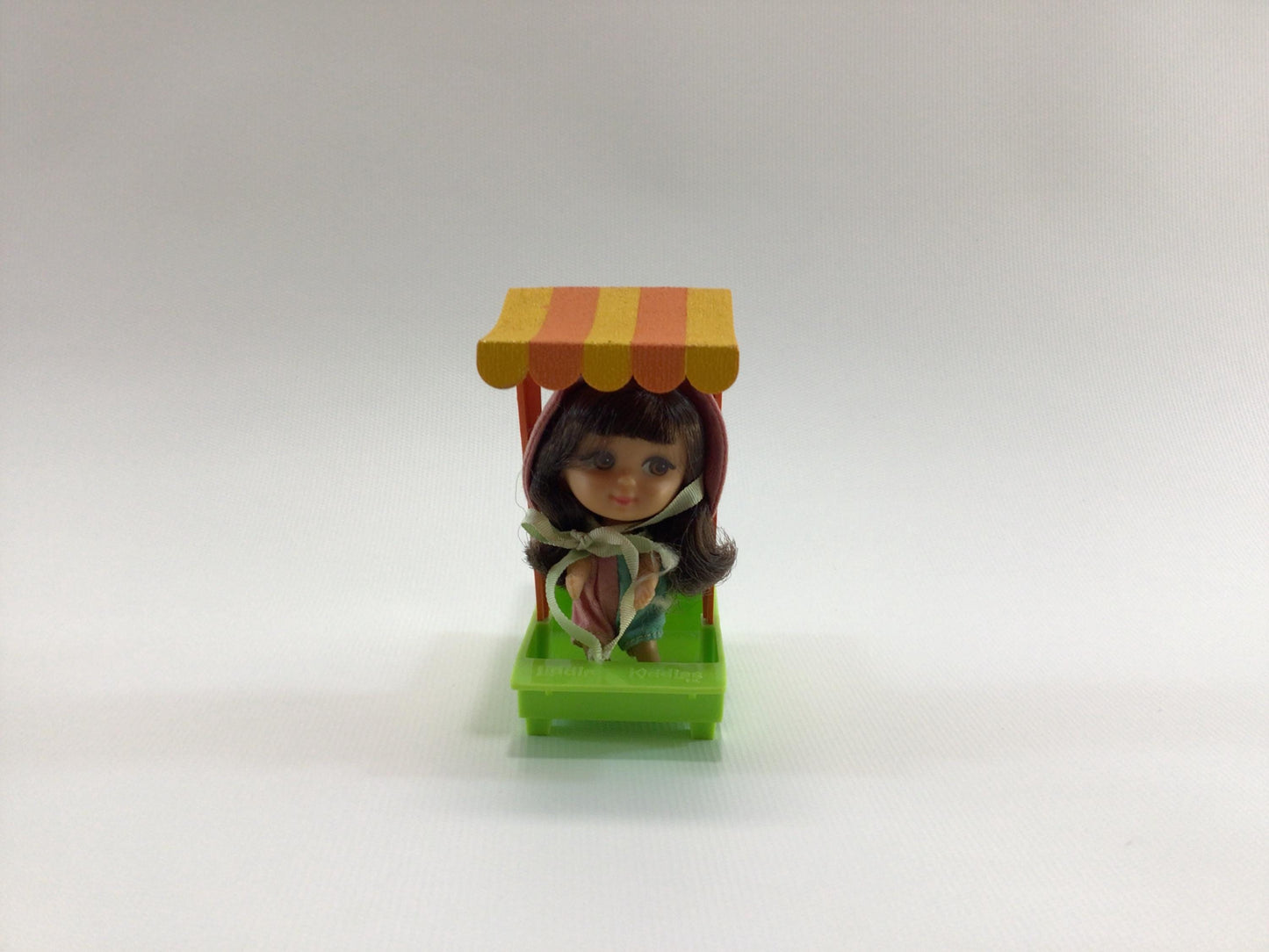 Liddle Kiddles 1966 Millie Middle Sandbox Girl Vintage Mattel Soft Rubber Miniature Toy Doll