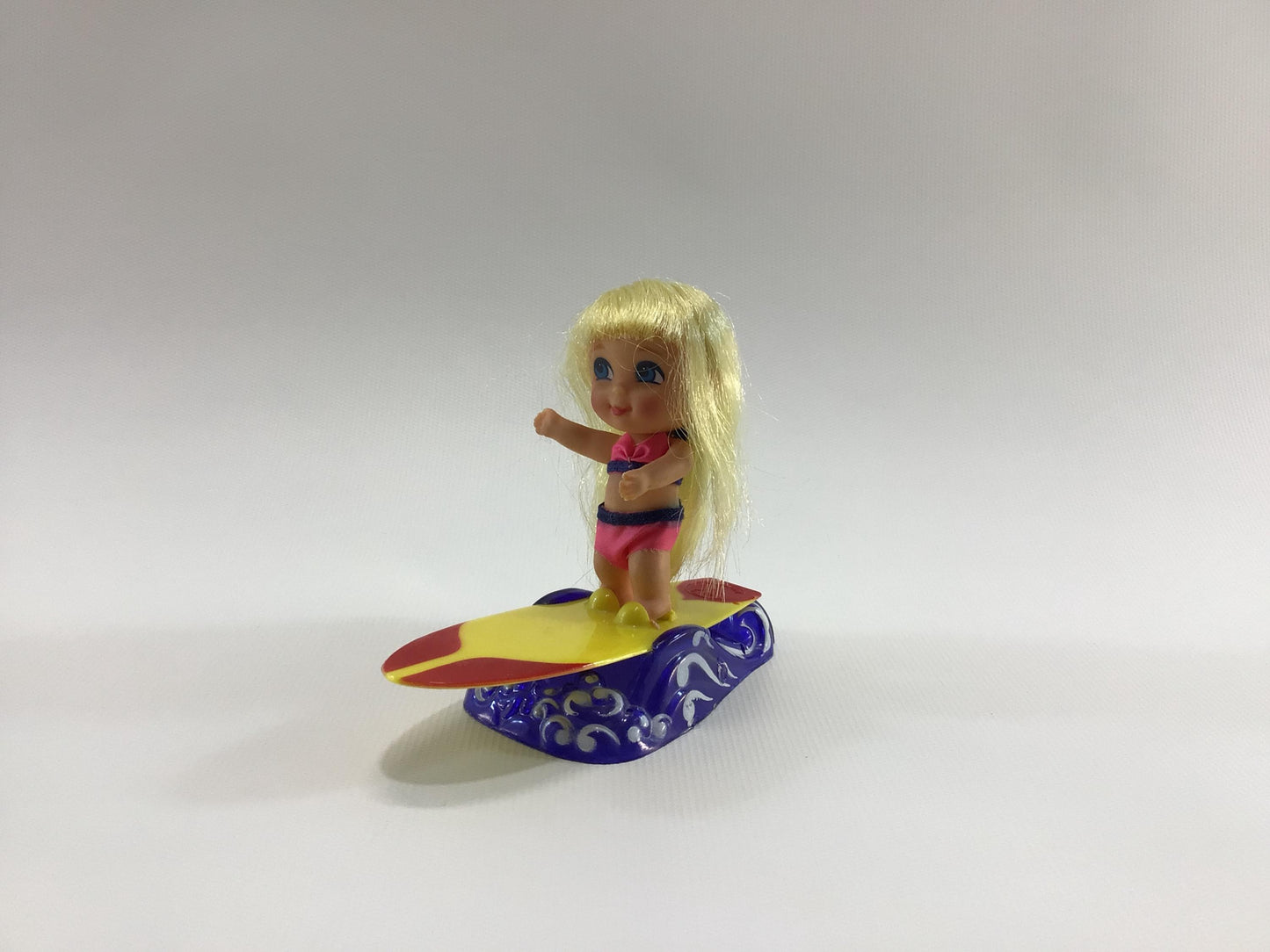 Liddle Kiddles Surfy Skiddle Surfer Girl Vintage 1960s Mattel Soft Rubber Miniature Toy Doll