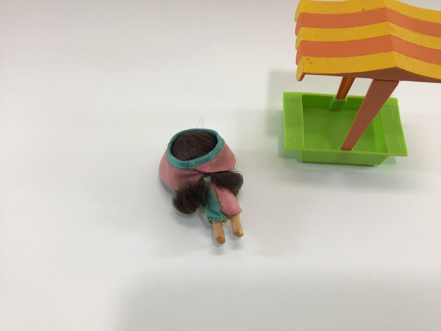 Liddle Kiddles 1966 Millie Middle Sandbox Girl Vintage Mattel Soft Rubber Miniature Toy Doll