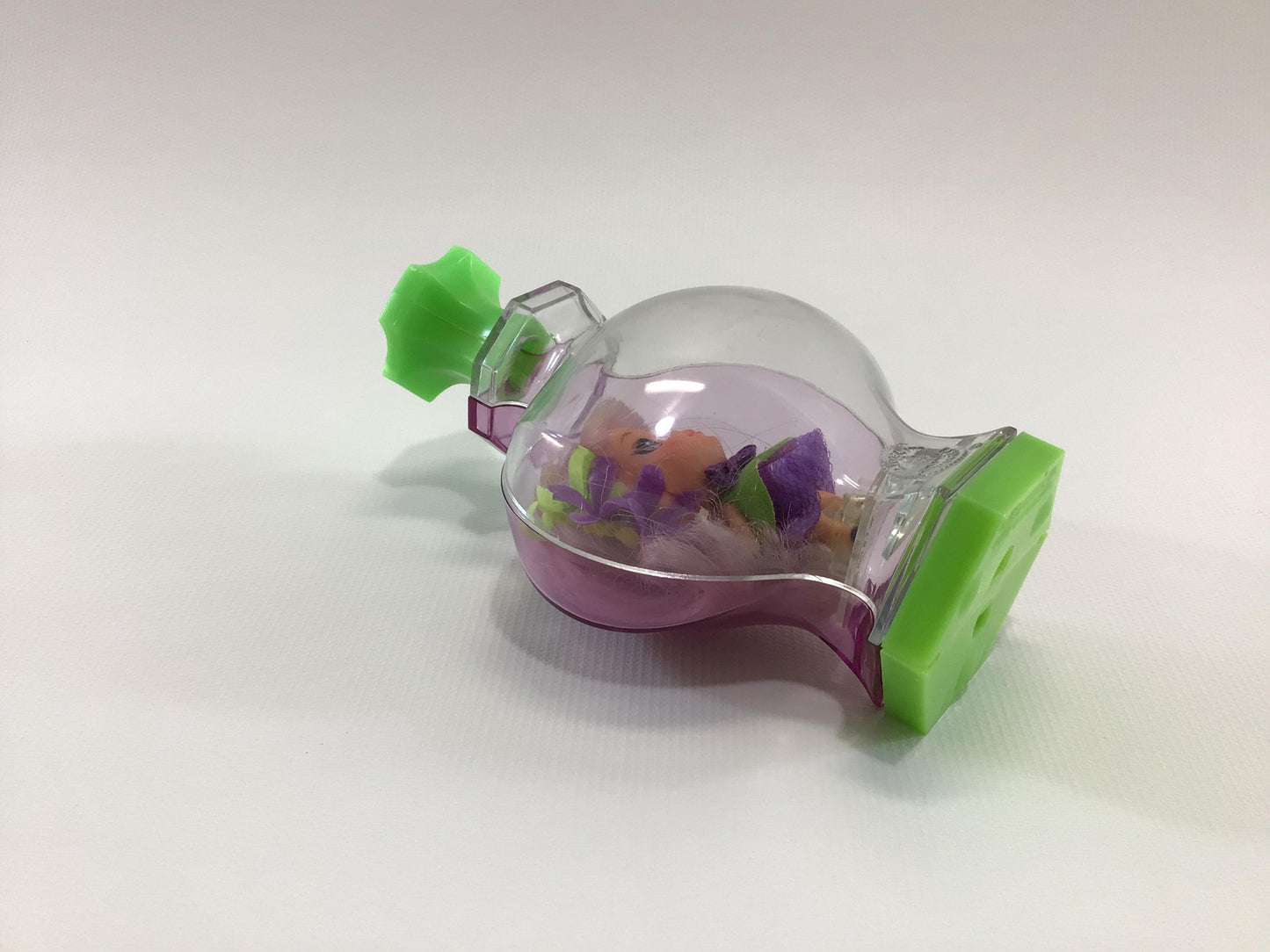 Liddle Kiddles Violet Kolognes Perfume Bottle Vintage 1960s Mattel Soft Rubber Miniature Toy Doll