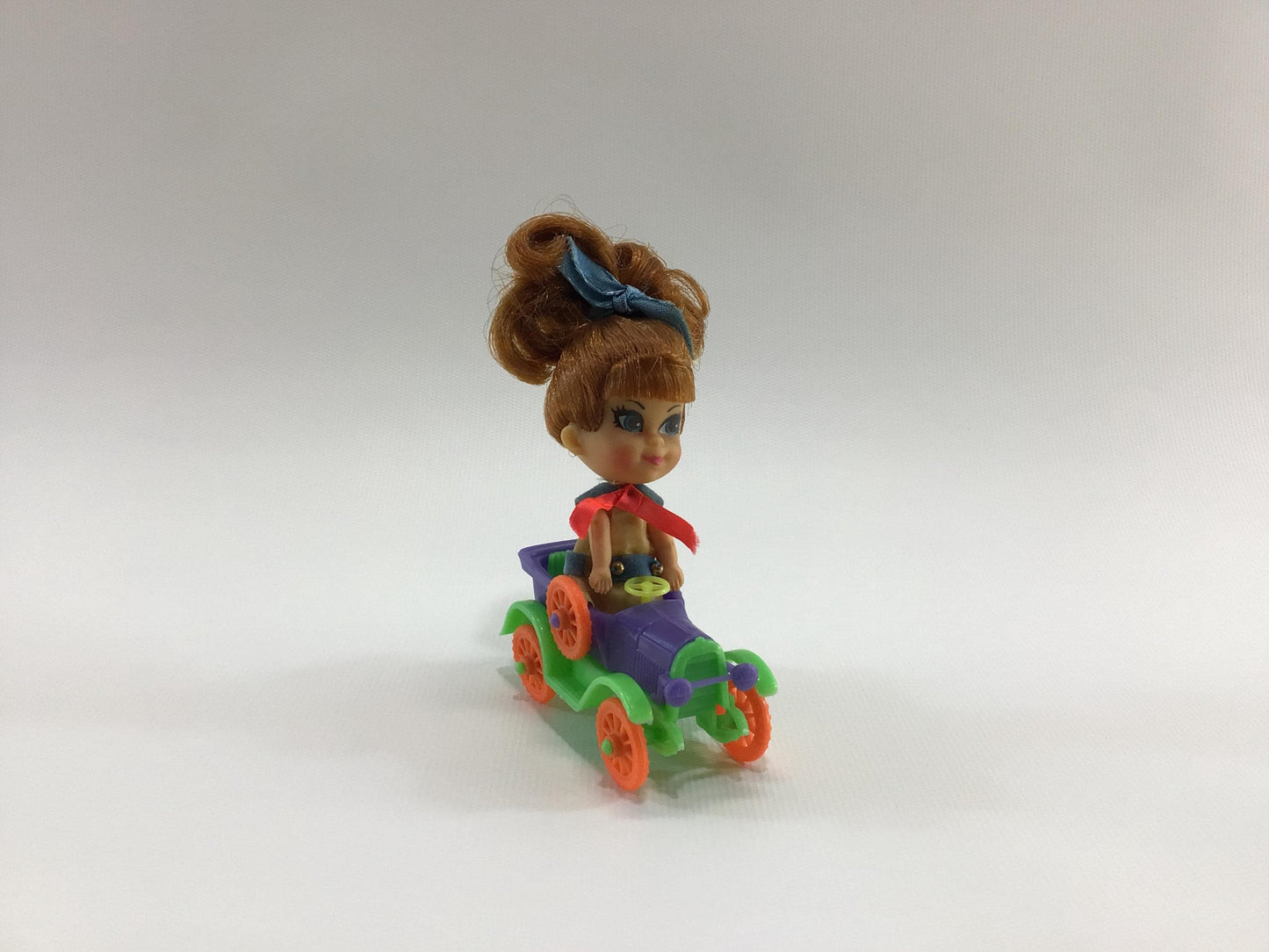 Liddle Kiddles N Kars Teresa Touring Vintage 1960s Mattel Soft Rubber Miniature Toy Doll