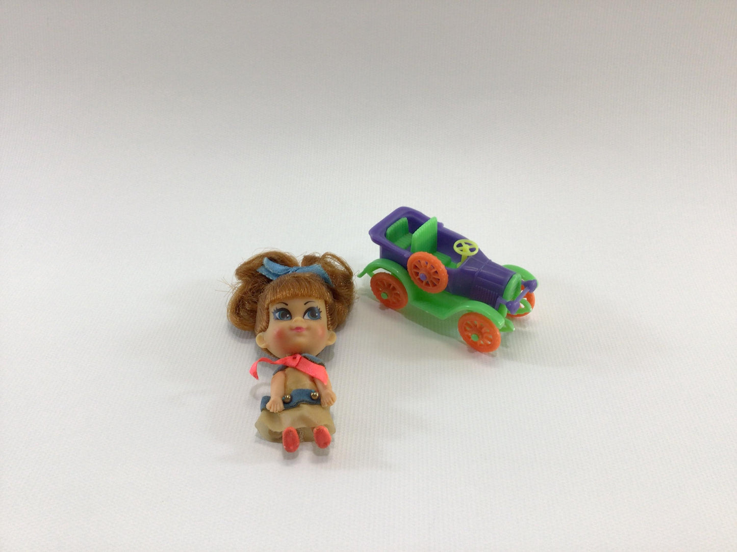 Liddle Kiddles N Kars Teresa Touring Vintage 1960s Mattel Soft Rubber Miniature Toy Doll