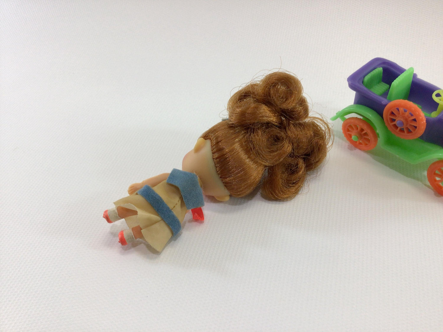 Liddle Kiddles N Kars Teresa Touring Vintage 1960s Mattel Soft Rubber Miniature Toy Doll