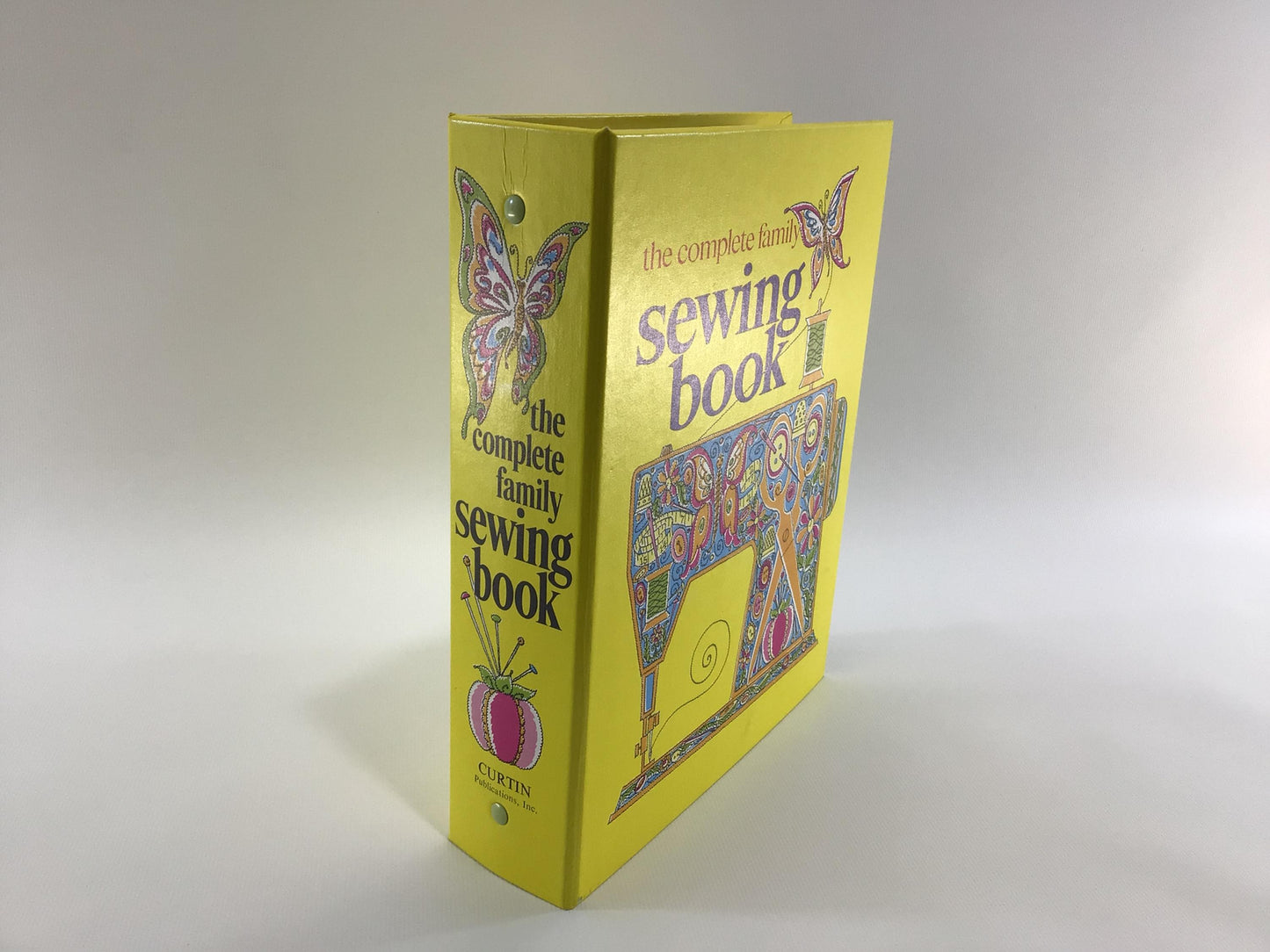 Vintage Sewing Book The Complete Family Sewing Book Copyright 1972 Hardcover Ring Binder