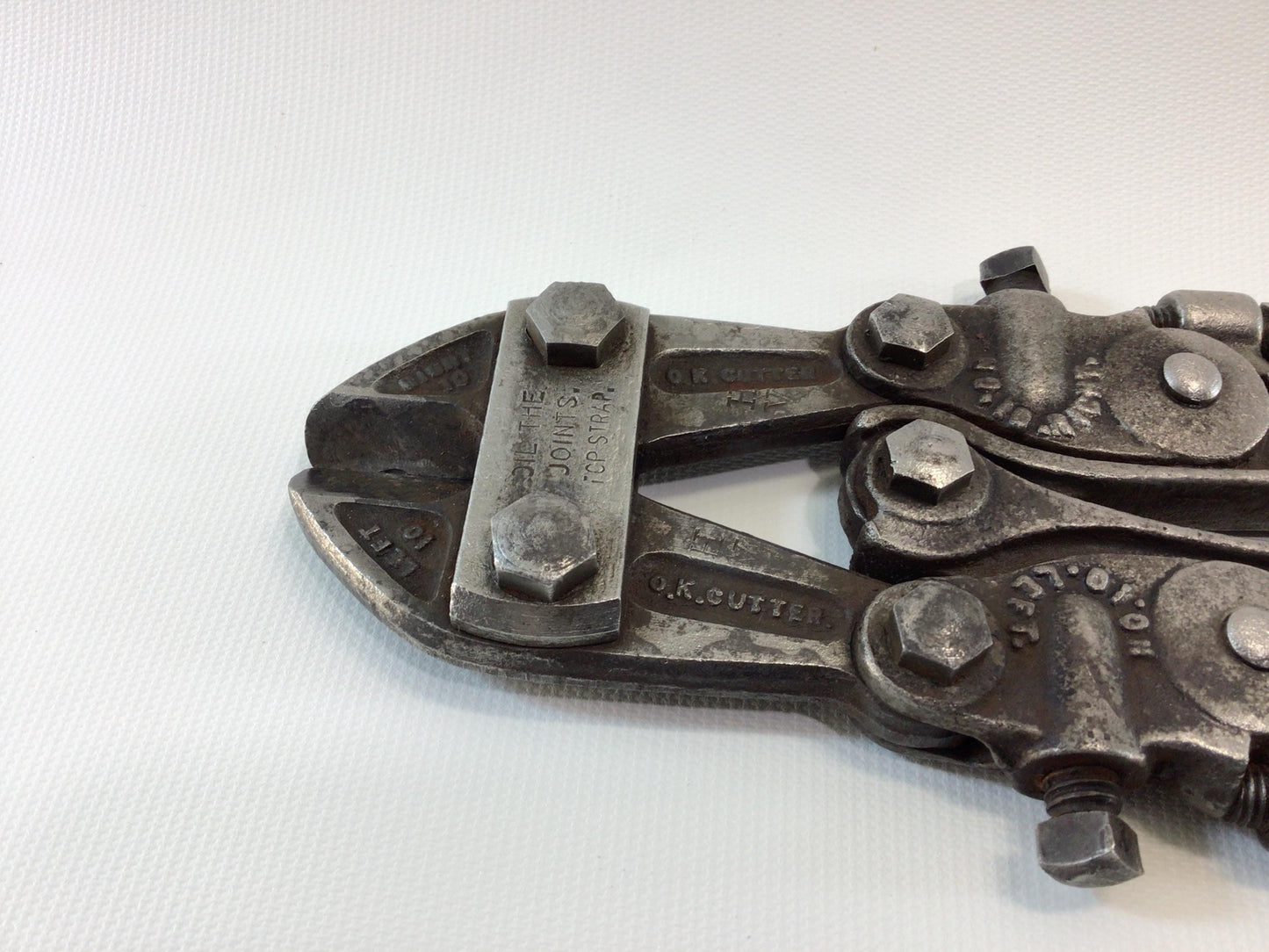 HKP O.K. Cutter Antique Made in USA Bolt Cutters Mantique Collectible Hand Tool