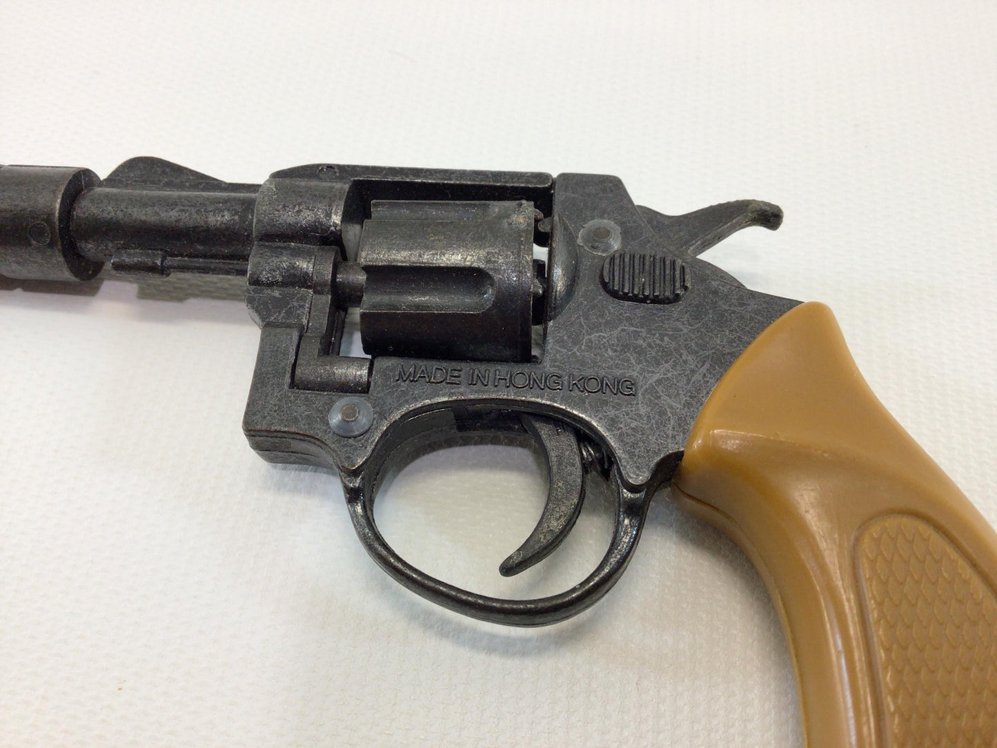 Victory Made in Hong Kong Snub Nose Revolver Vintage Toy Mini Cap Gun