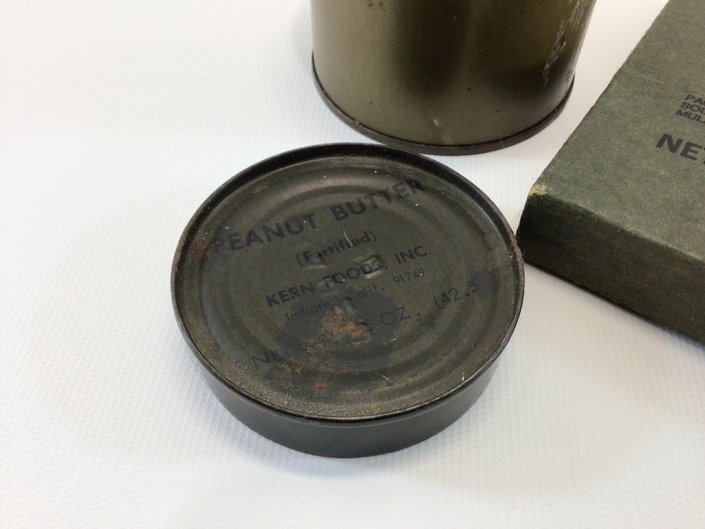 Food Rations Lot Vintage 1980 MRE Meatballs Barbecue Sauce Nut Roll Peanut Butter