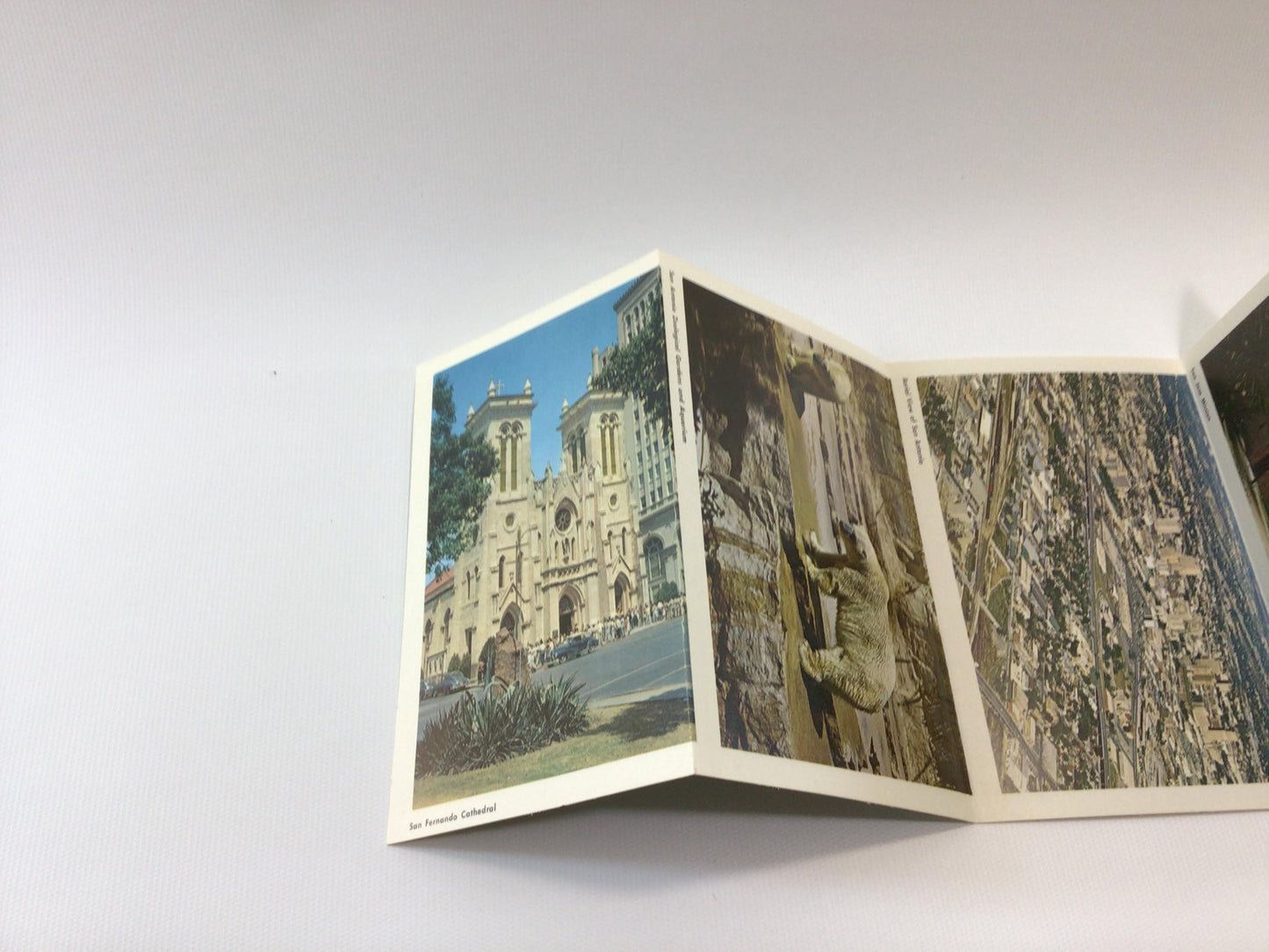 Greetings from San Antonio Foldout Souvenir Postcard Vintage Collectible Ephemera