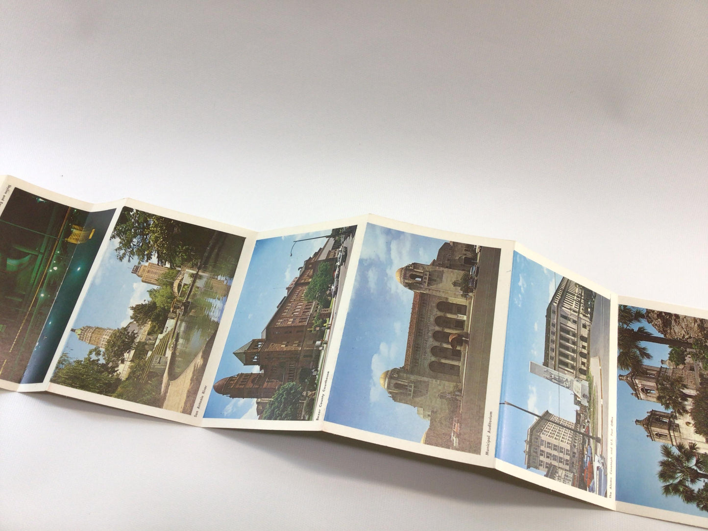 Greetings from San Antonio Foldout Souvenir Postcard Vintage Collectible Ephemera