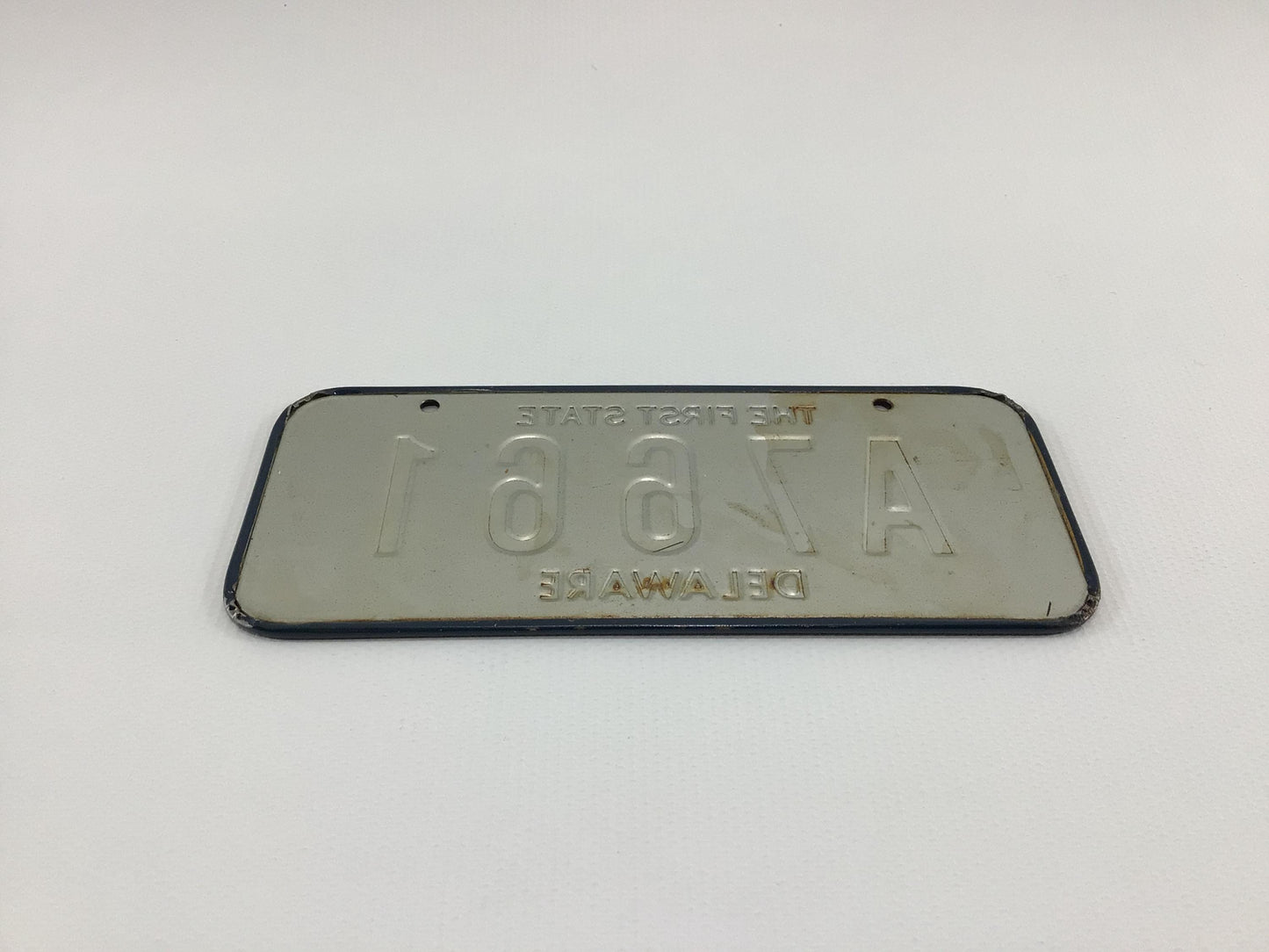 Bicycle 1975 Delaware License Plate Vintage Cycling Accessory The First State
