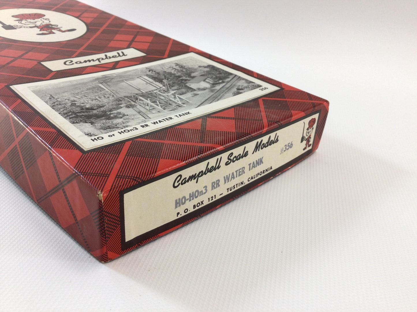 Campbell HO Scale Model Railroad Water Tank No 356 Vintage Modeling Kit