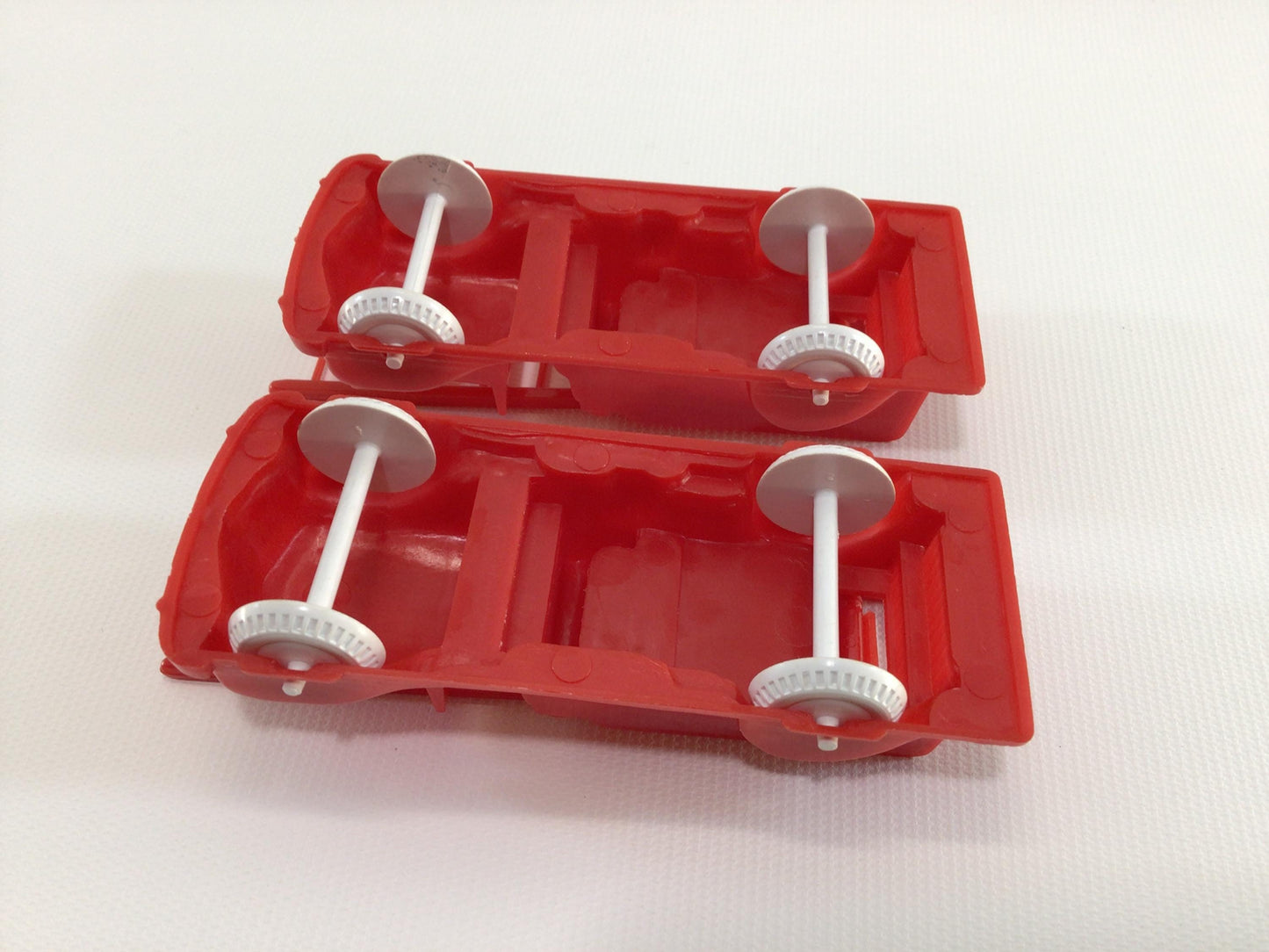 Fire Dept 4" Vintage Hard Plastic Kitschy Dime Store Toy Vehicle Ladder Trucks
