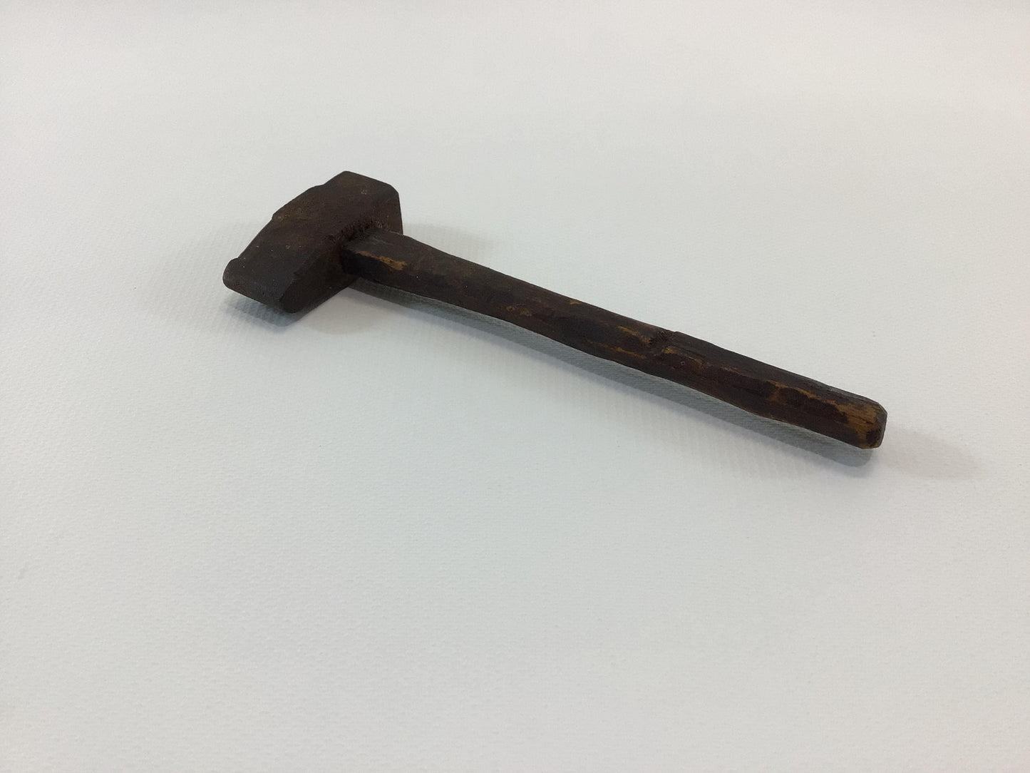 Maul Sledge Hammer Antique Primitive Rustic Handmade Miniature 5" Toy Hand Tool