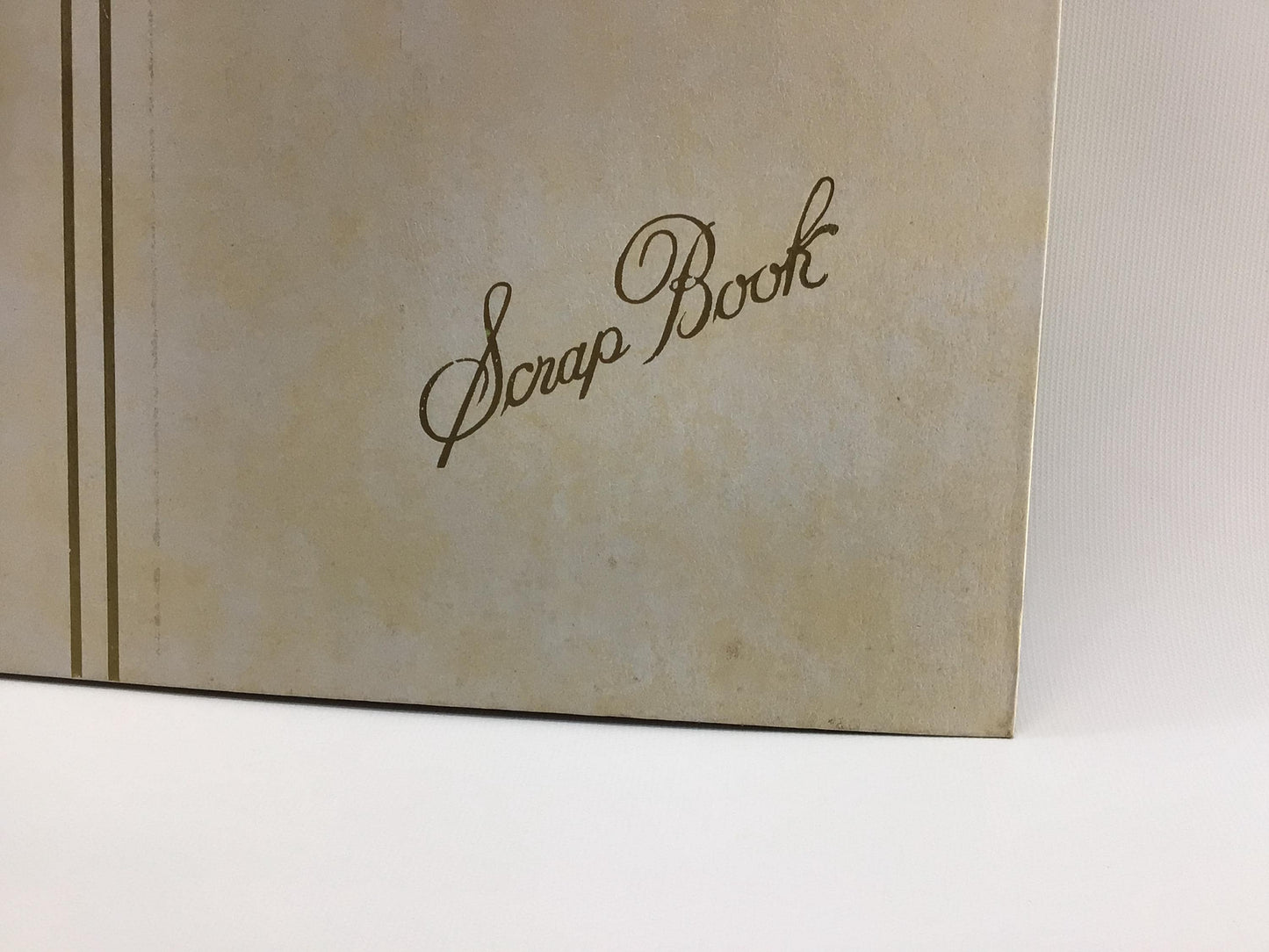 Vintage 12 x 13 Construction Paper Photograph Album Off White Scrapbook - Unused No Photos