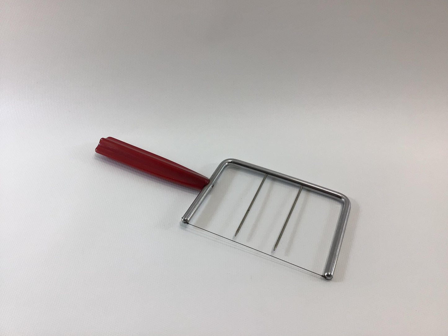 Cheese Slicer Vintage Kitchen Utensil with Red Bakelite Handle