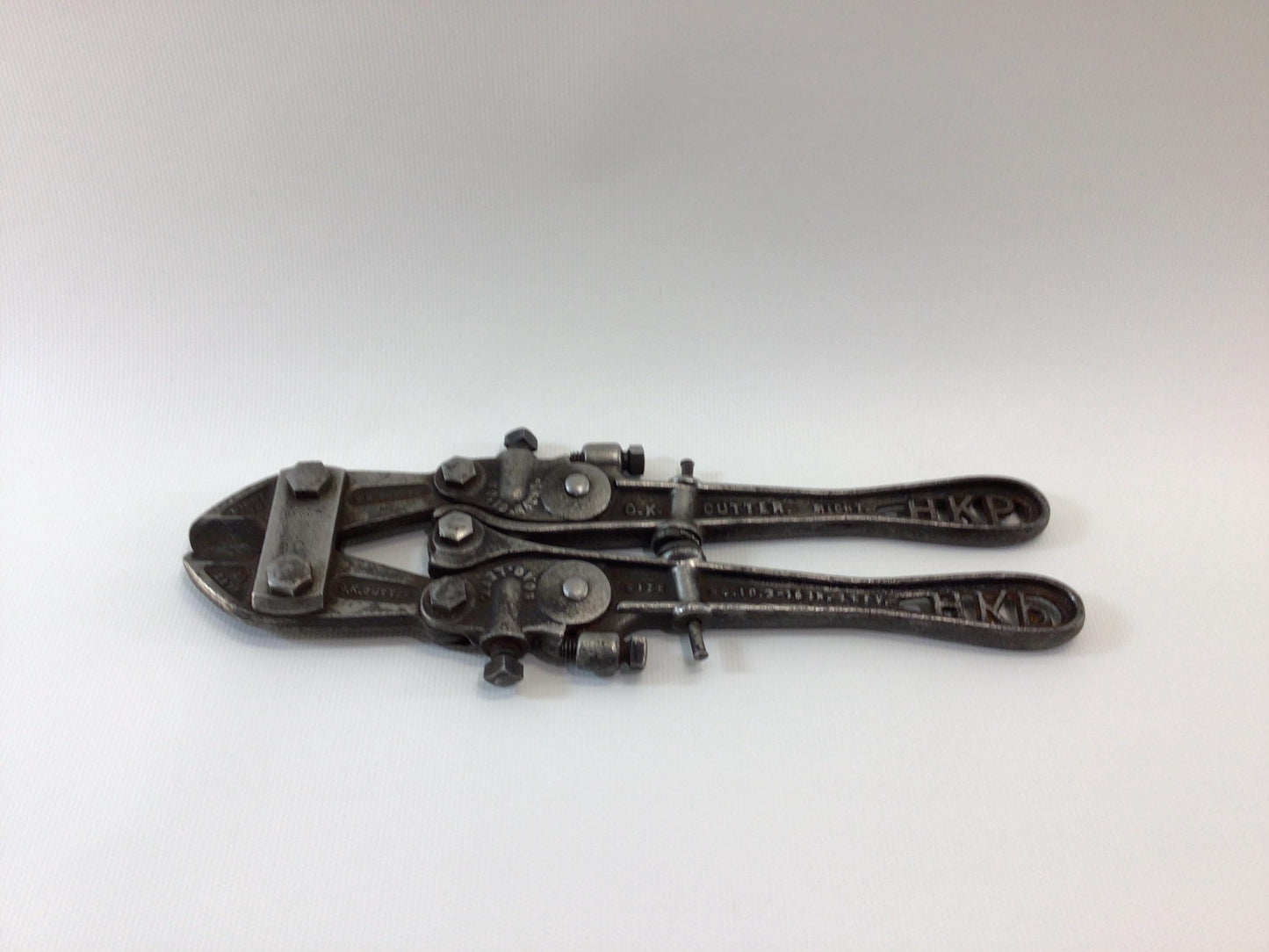 HKP O.K. Cutter Antique Made in USA Bolt Cutters Mantique Collectible Hand Tool