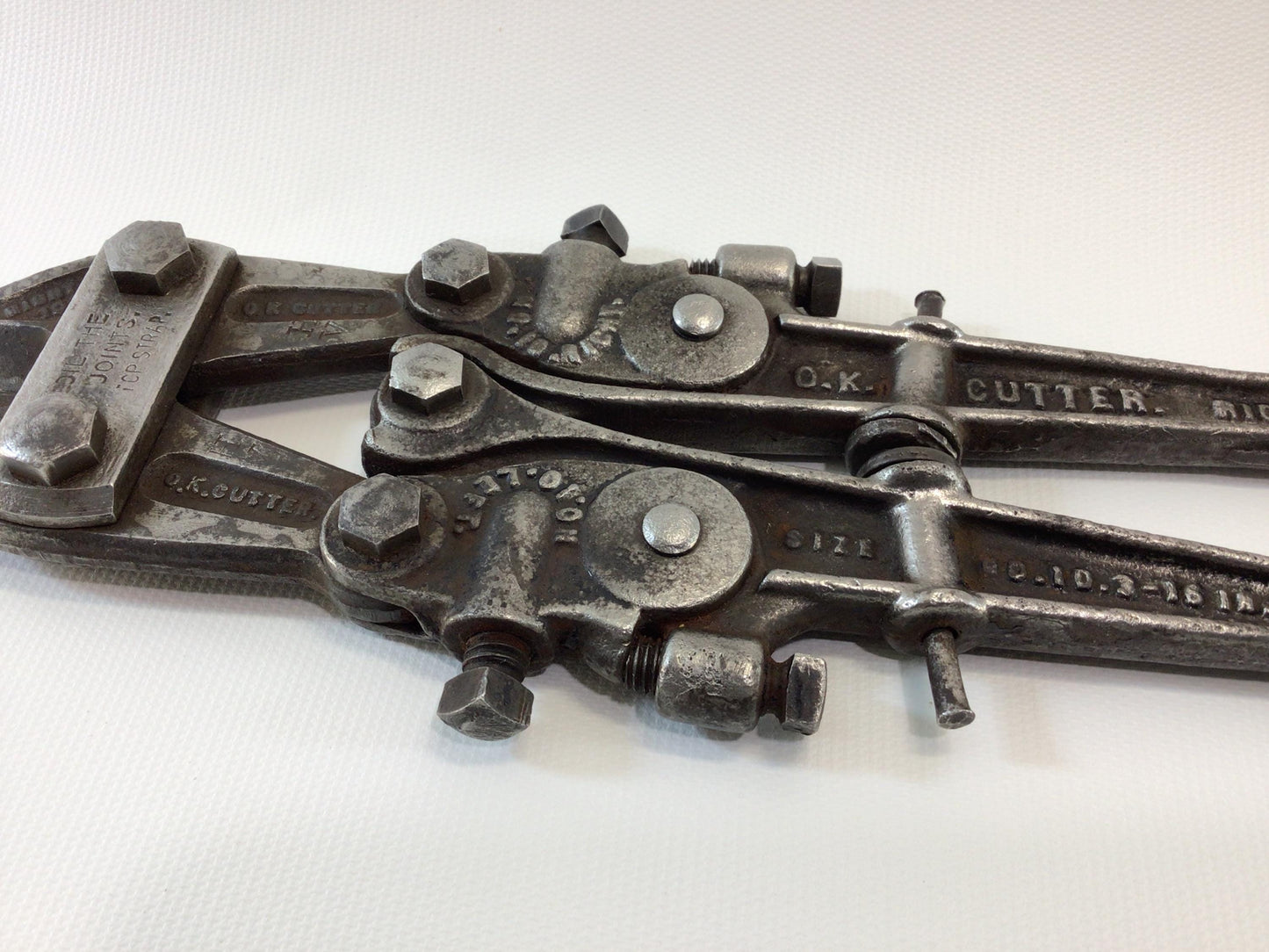 HKP O.K. Cutter Antique Made in USA Bolt Cutters Mantique Collectible Hand Tool