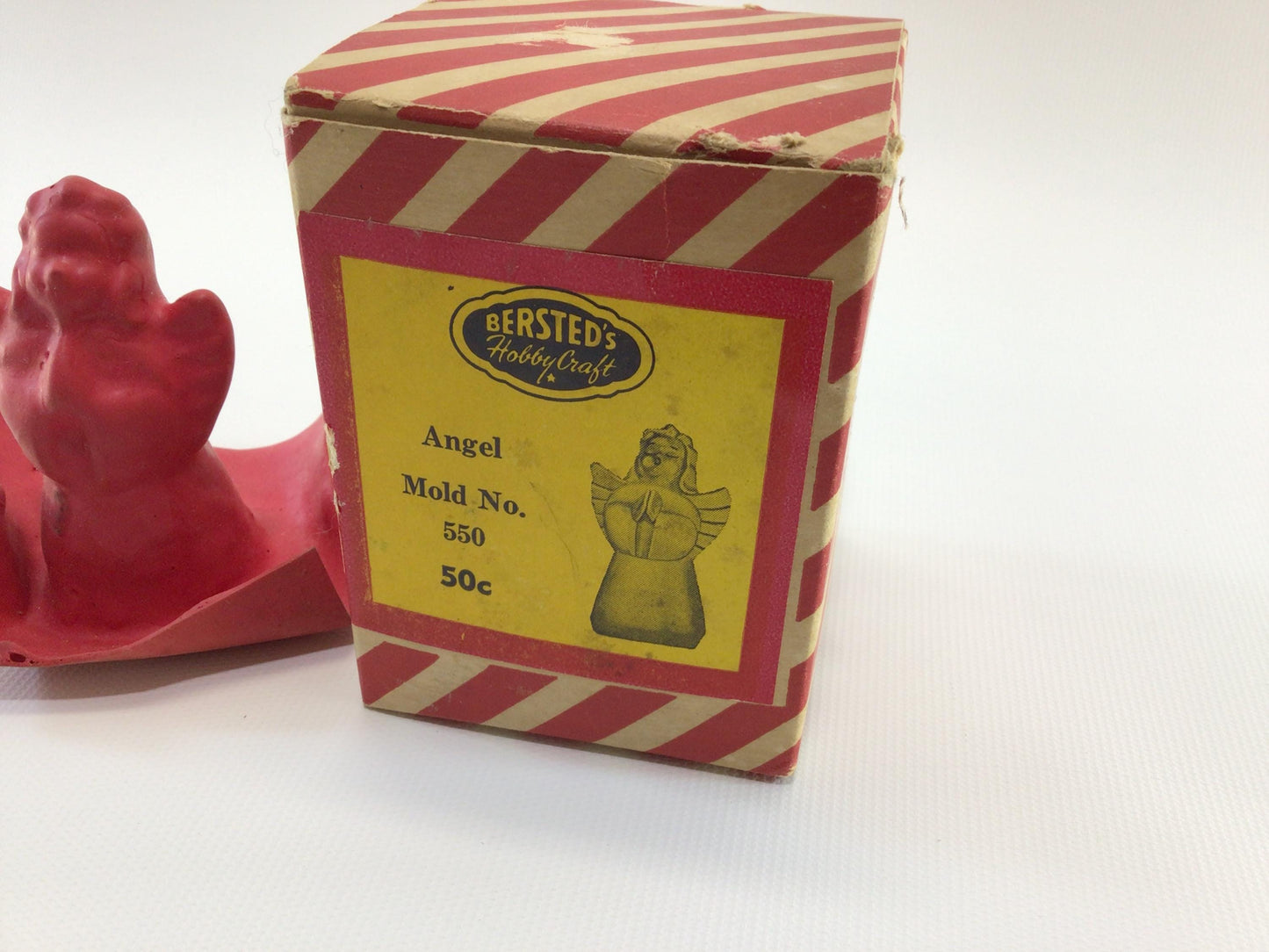 Bersted's Hobby Craft Angel Mold No 550 Vintage Plaster Craft Art Supply