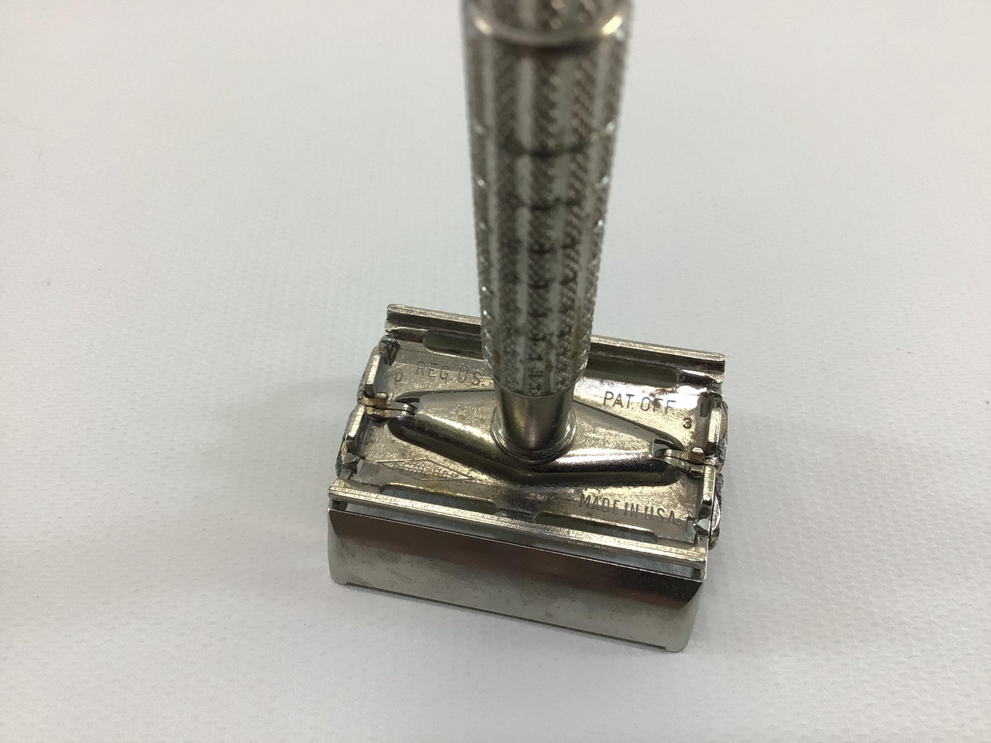 Gillette O3 Super Speed TTO 1960 Safety Razor and Blades
