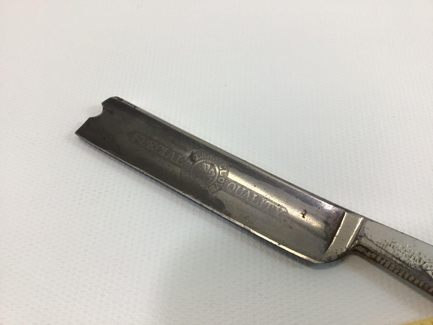 Antique Straight Razor Four Leaf Clover Special Quality Croghan Cutlery Company