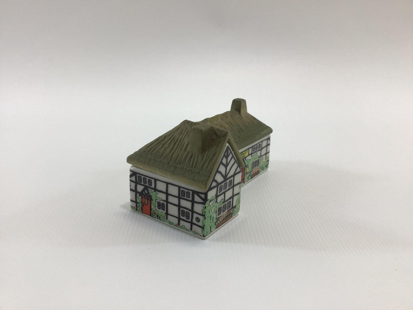 Wade Miniature Porcelain Whimsey-On-Why 1980 Set 1 The Barley Mow Vintage Collectible Figurine