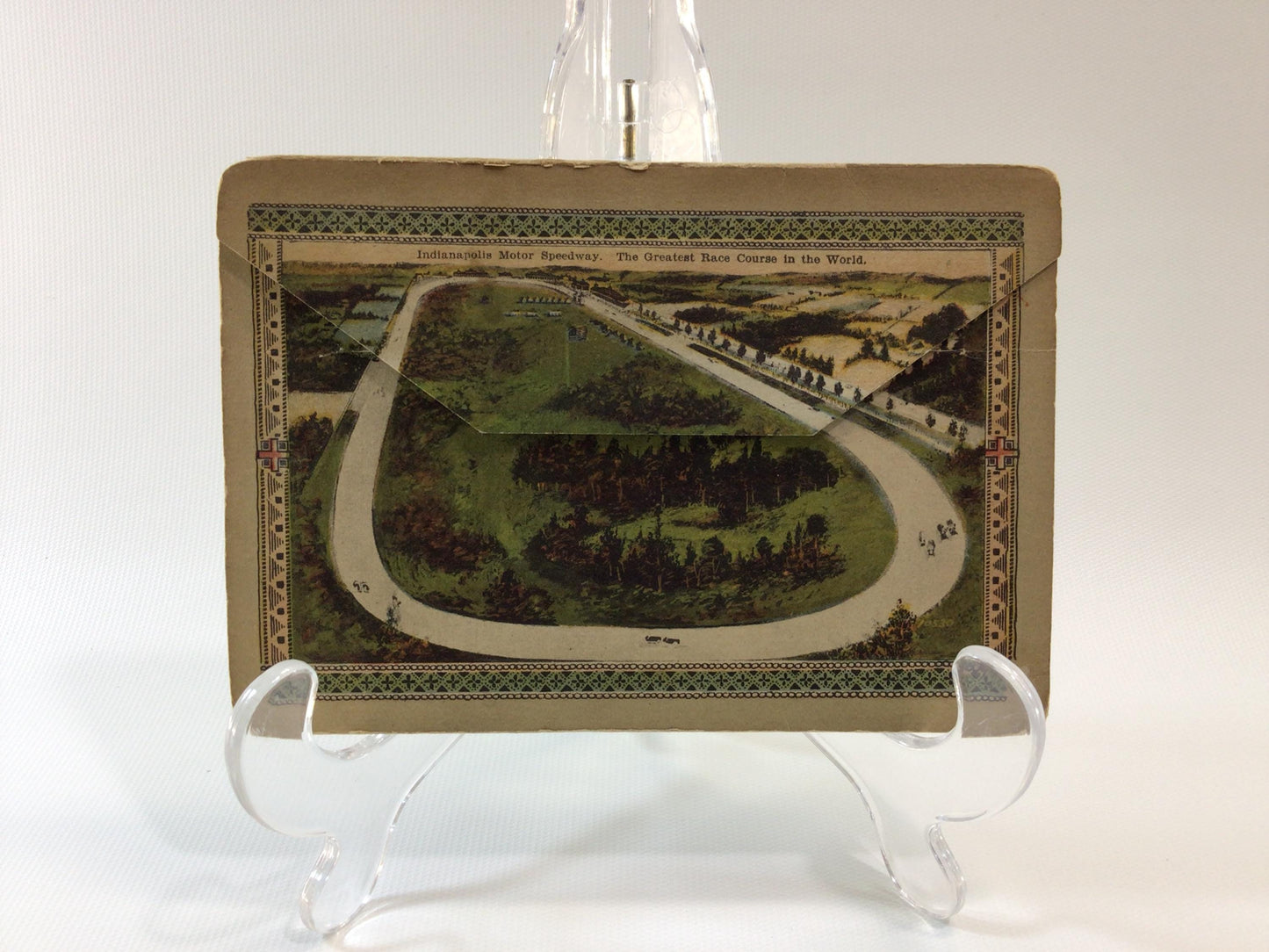 Indianapolis Indiana Foldout Souvenir Postcard Antique Collectible Ephemera