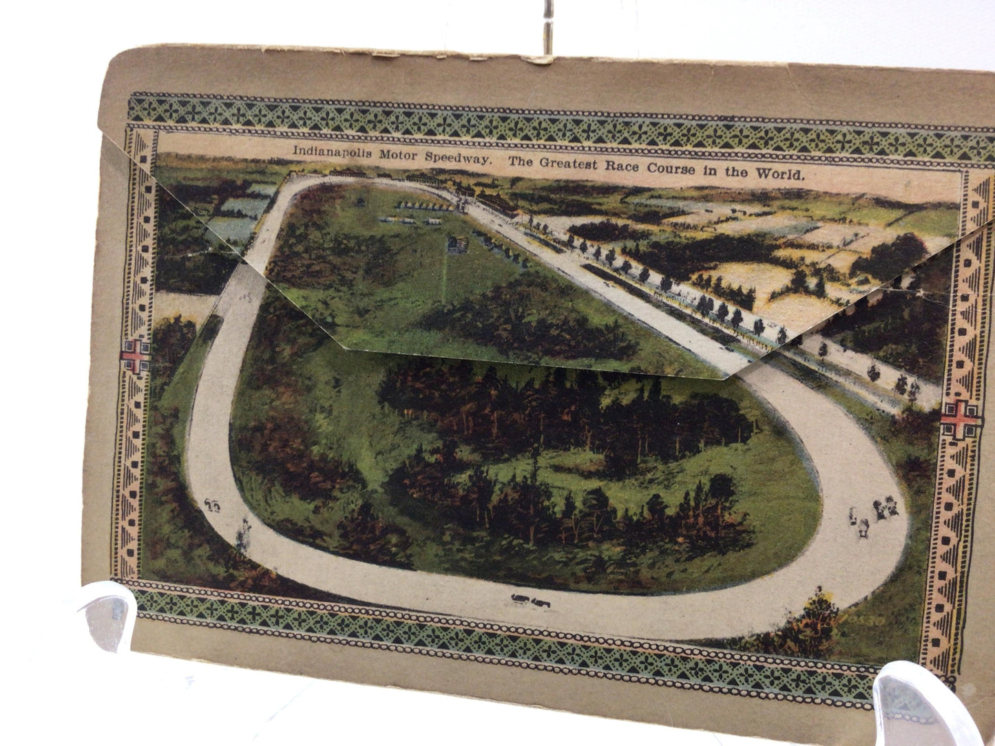 Indianapolis Indiana Foldout Souvenir Postcard Antique Collectible Ephemera