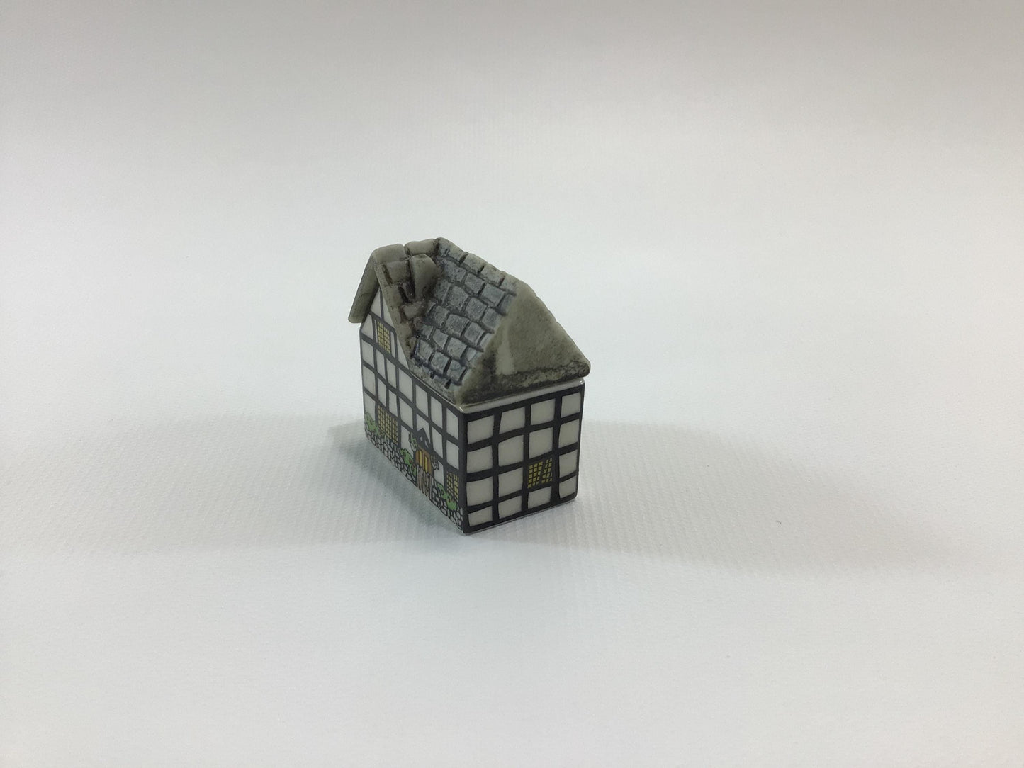 Wade Miniature Porcelain Whimsey-On-Why 1985 Set 4 Miss Prune's House Vintage Collectible Figurine
