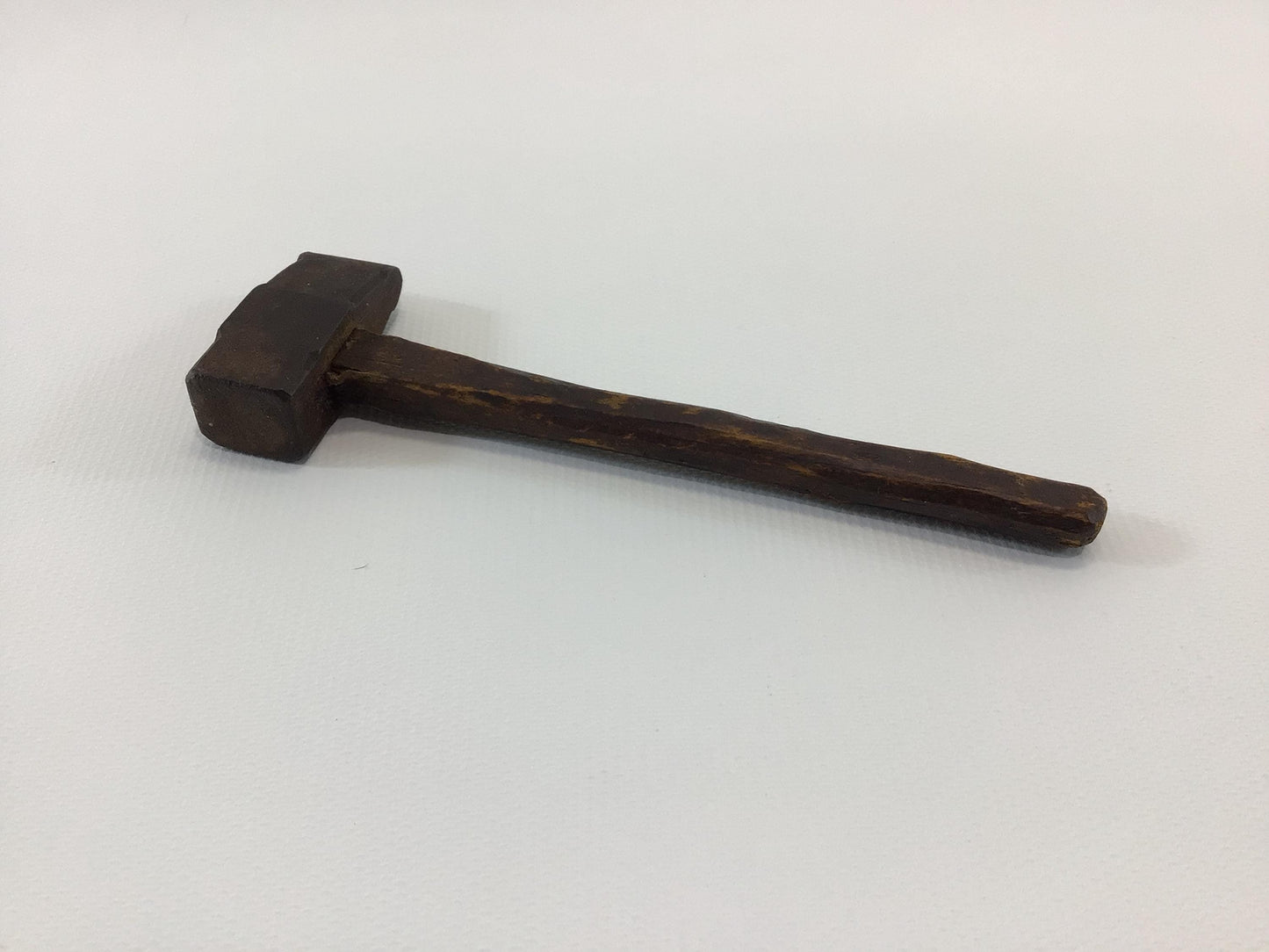 Maul Sledge Hammer Antique Primitive Rustic Handmade Miniature 5" Toy Hand Tool