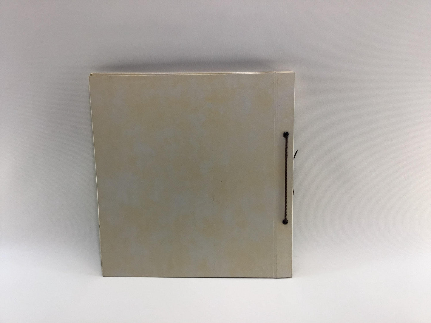 Vintage 12 x 13 Construction Paper Photograph Album Off White Scrapbook - Unused No Photos