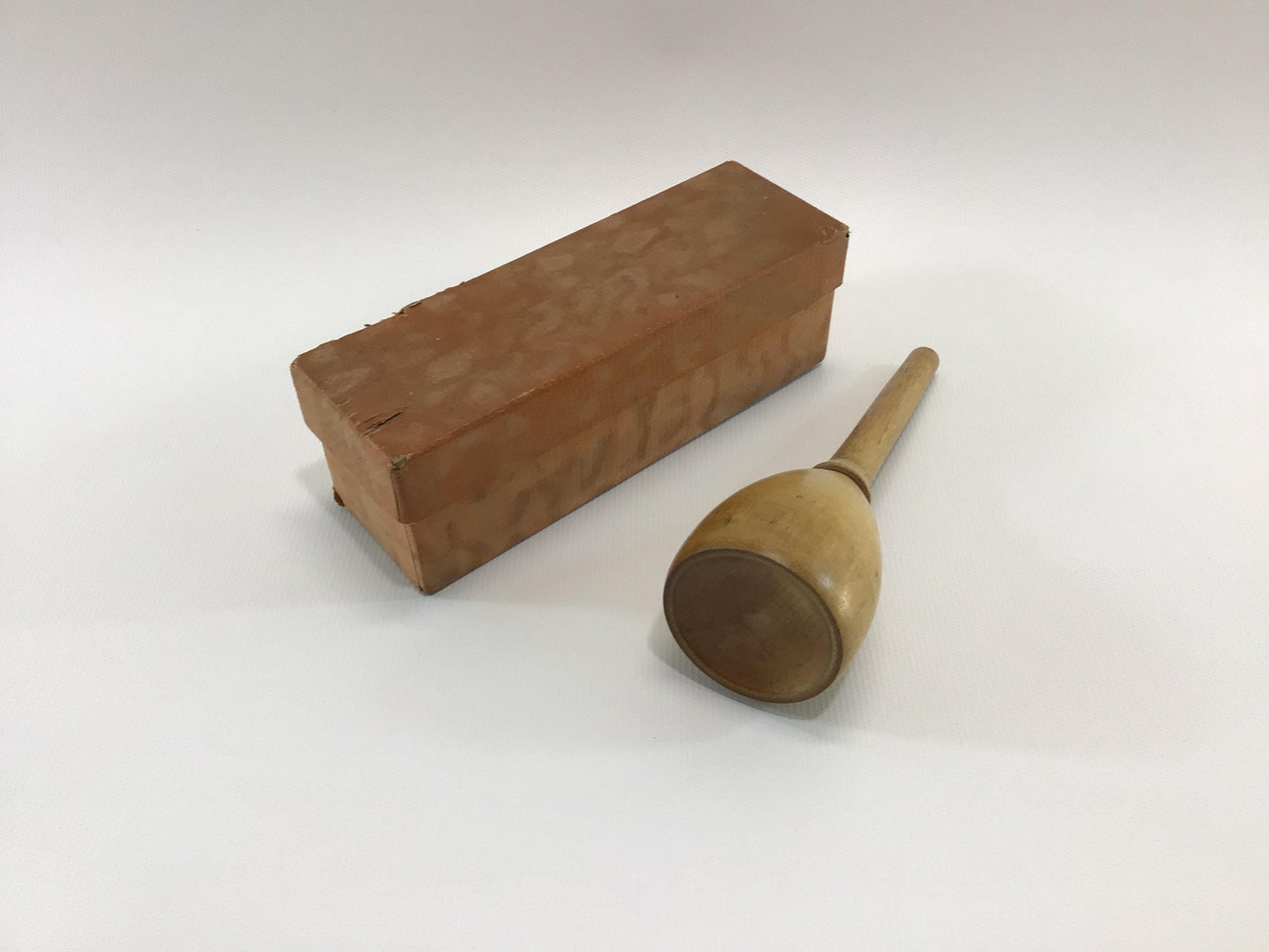 Sock Darner Wooden Concave Antique Collectible Sewing Notion Accessory Tool