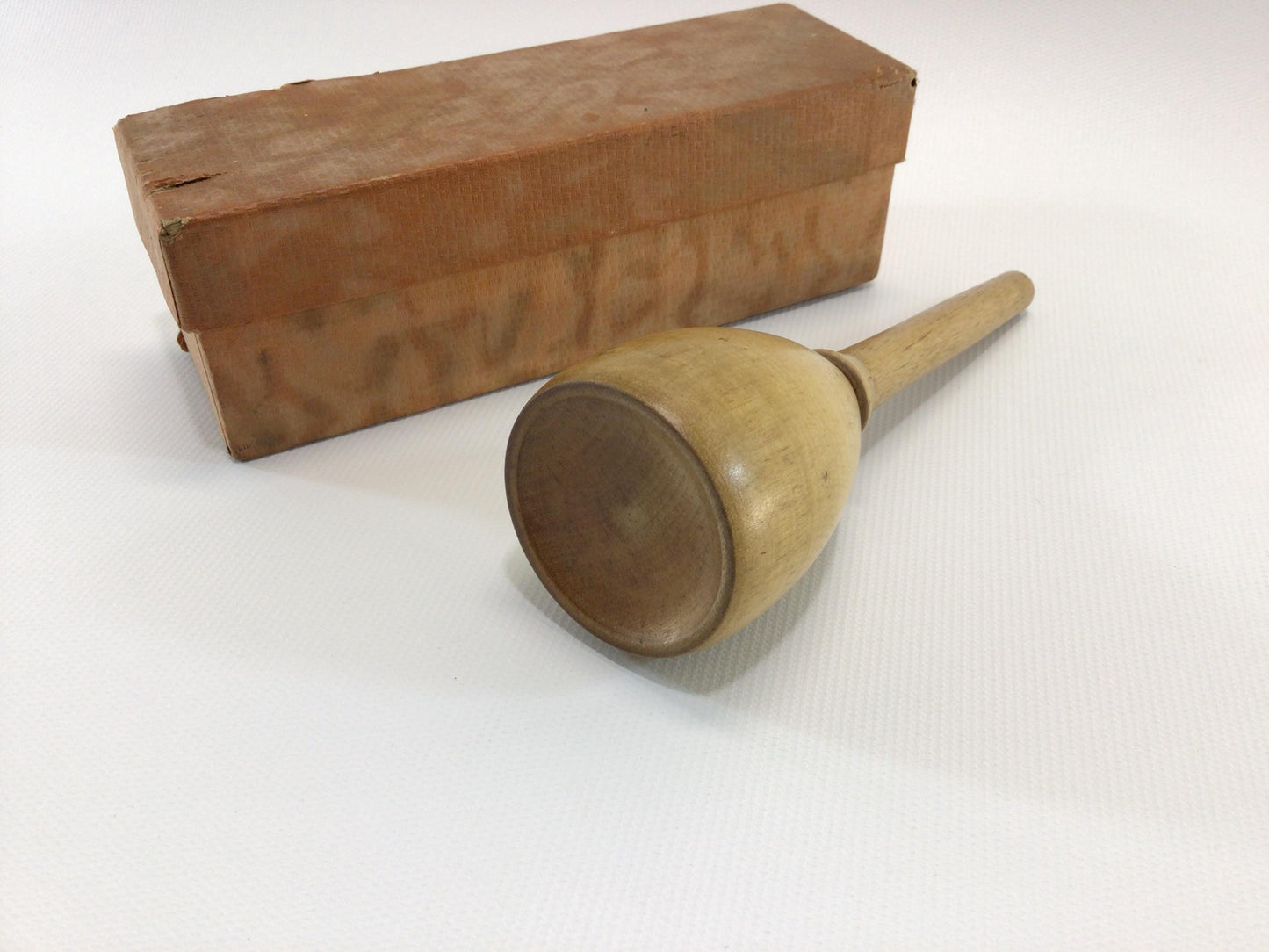 Sock Darner Wooden Concave Antique Collectible Sewing Notion Accessory Tool