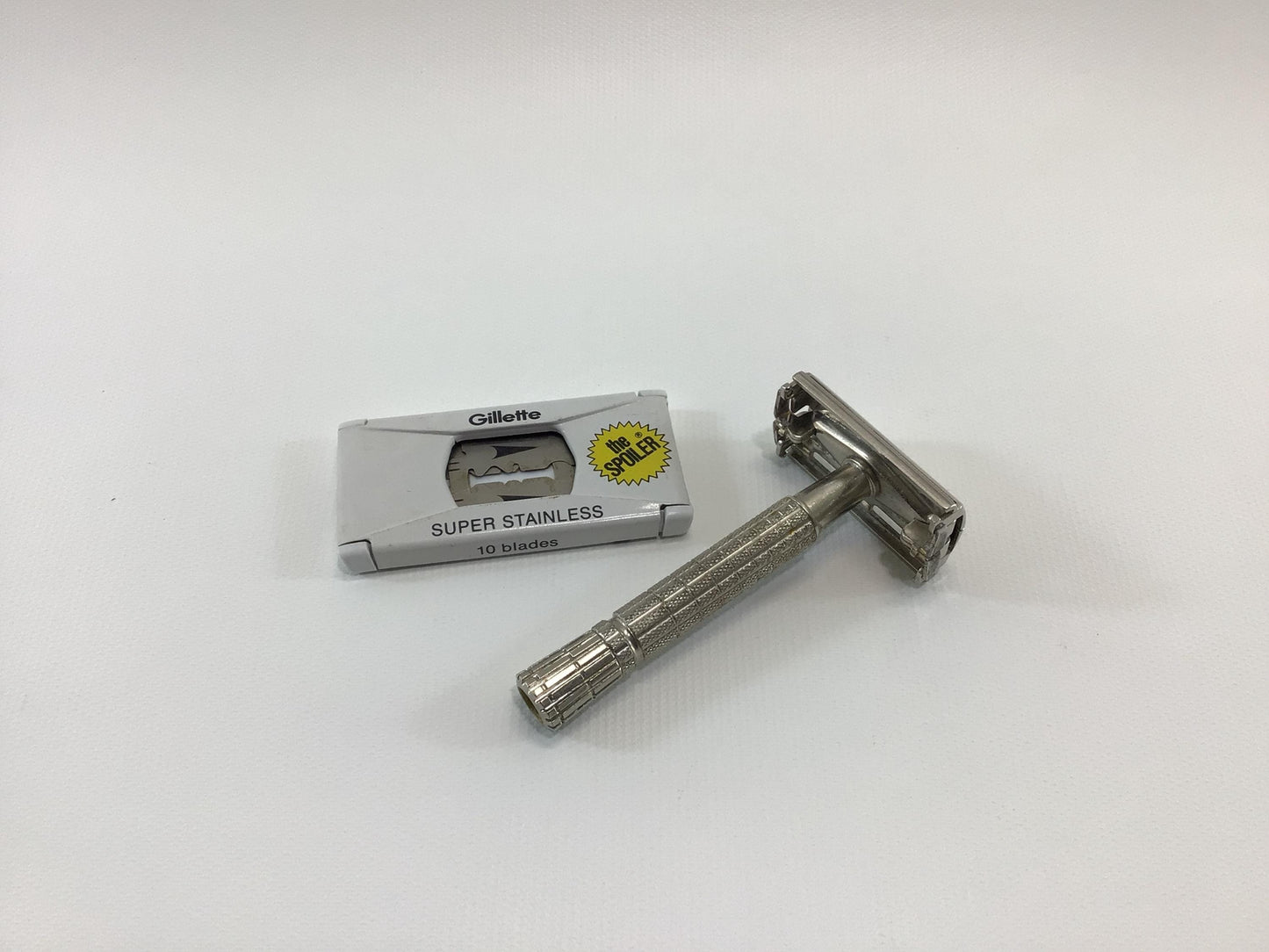 Gillette O3 Super Speed TTO 1960 Safety Razor and Blades