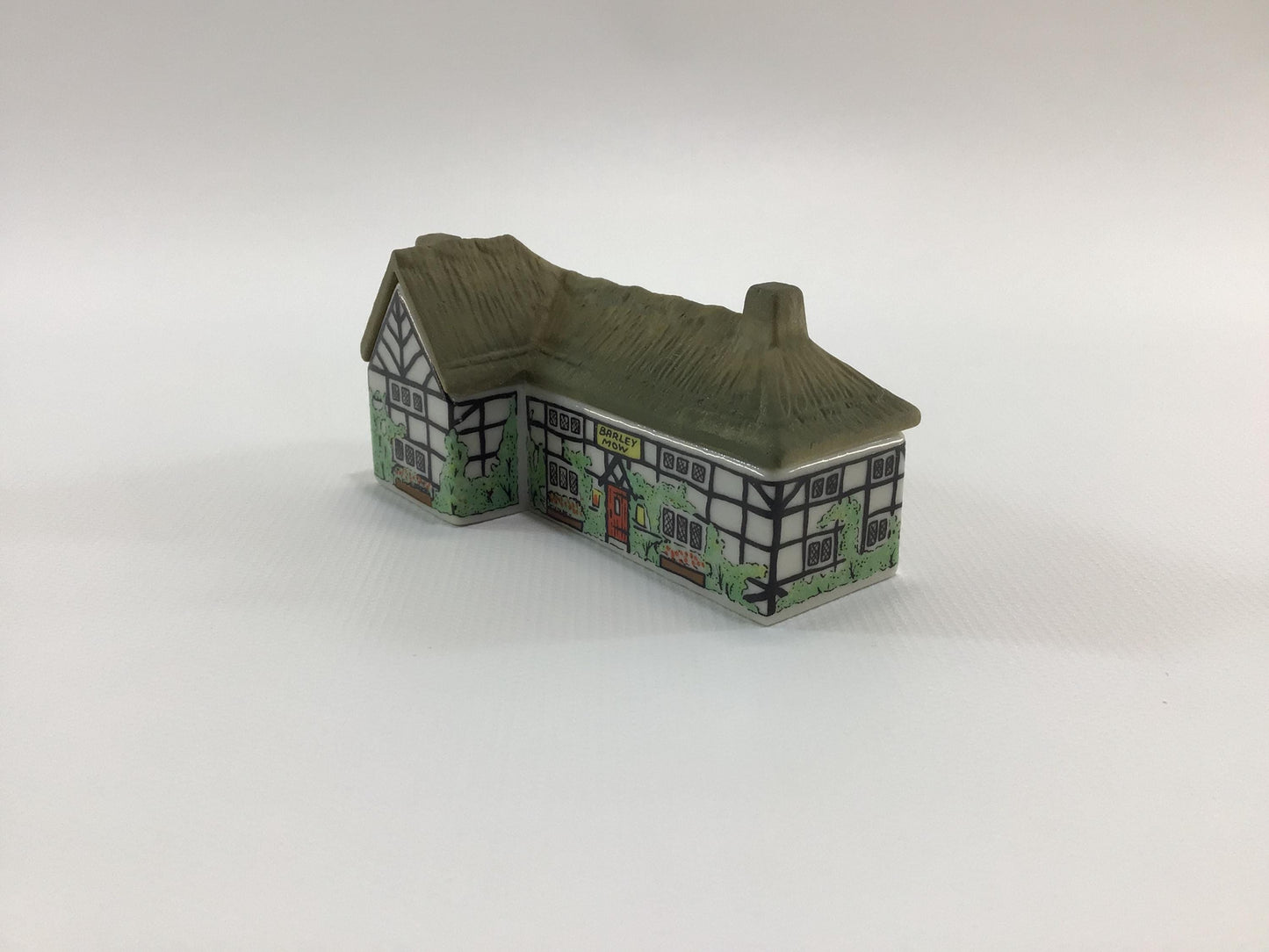 Wade Miniature Porcelain Whimsey-On-Why 1980 Set 1 The Barley Mow Vintage Collectible Figurine