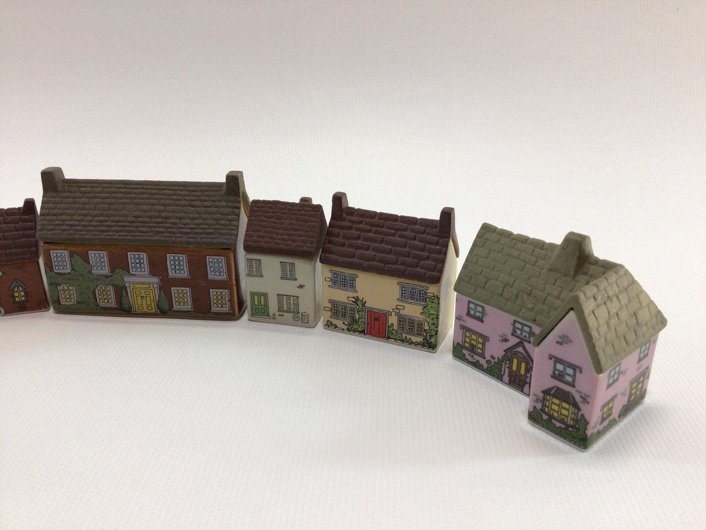 Wade Miniature Porcelain Whimsey-On-Why 1982 Set 3 Vintage Collectible Figurines Lot of 7