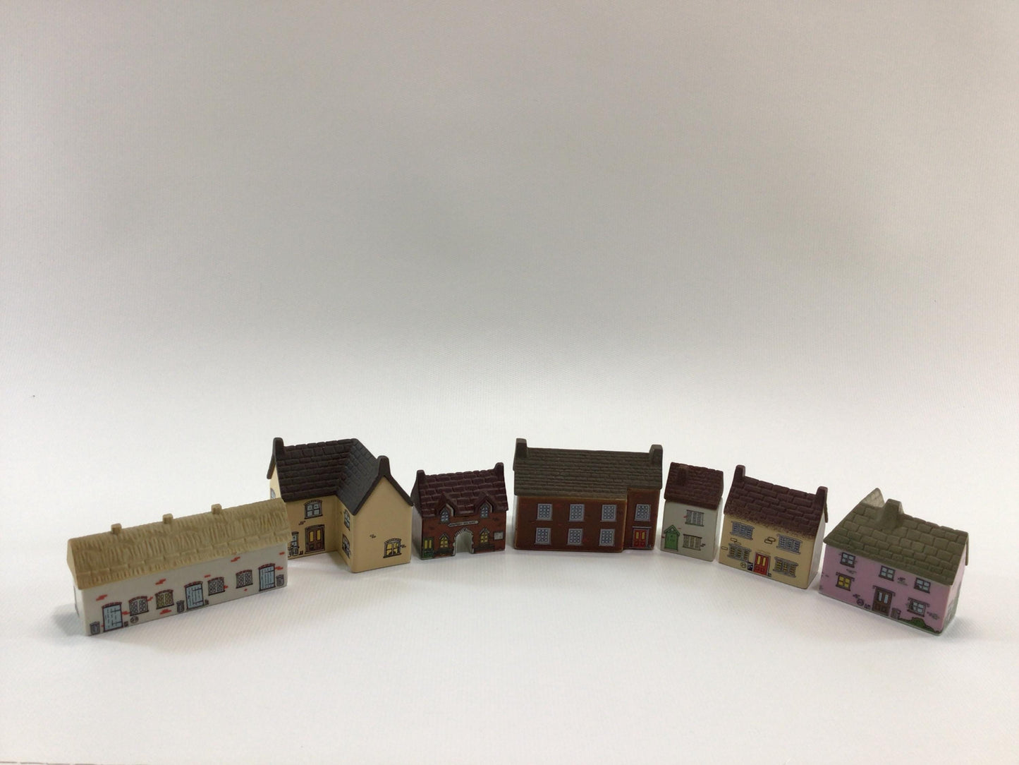 Wade Miniature Porcelain Whimsey-On-Why 1982 Set 3 Vintage Collectible Figurines Lot of 7