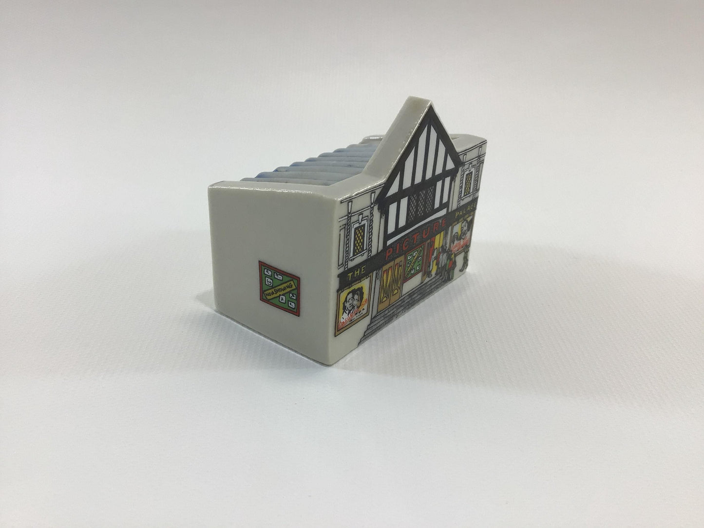 Wade Miniature Porcelain Whimsey-On-Why 1985 Set 4 The Picture Palace Vintage Collectible Figurine