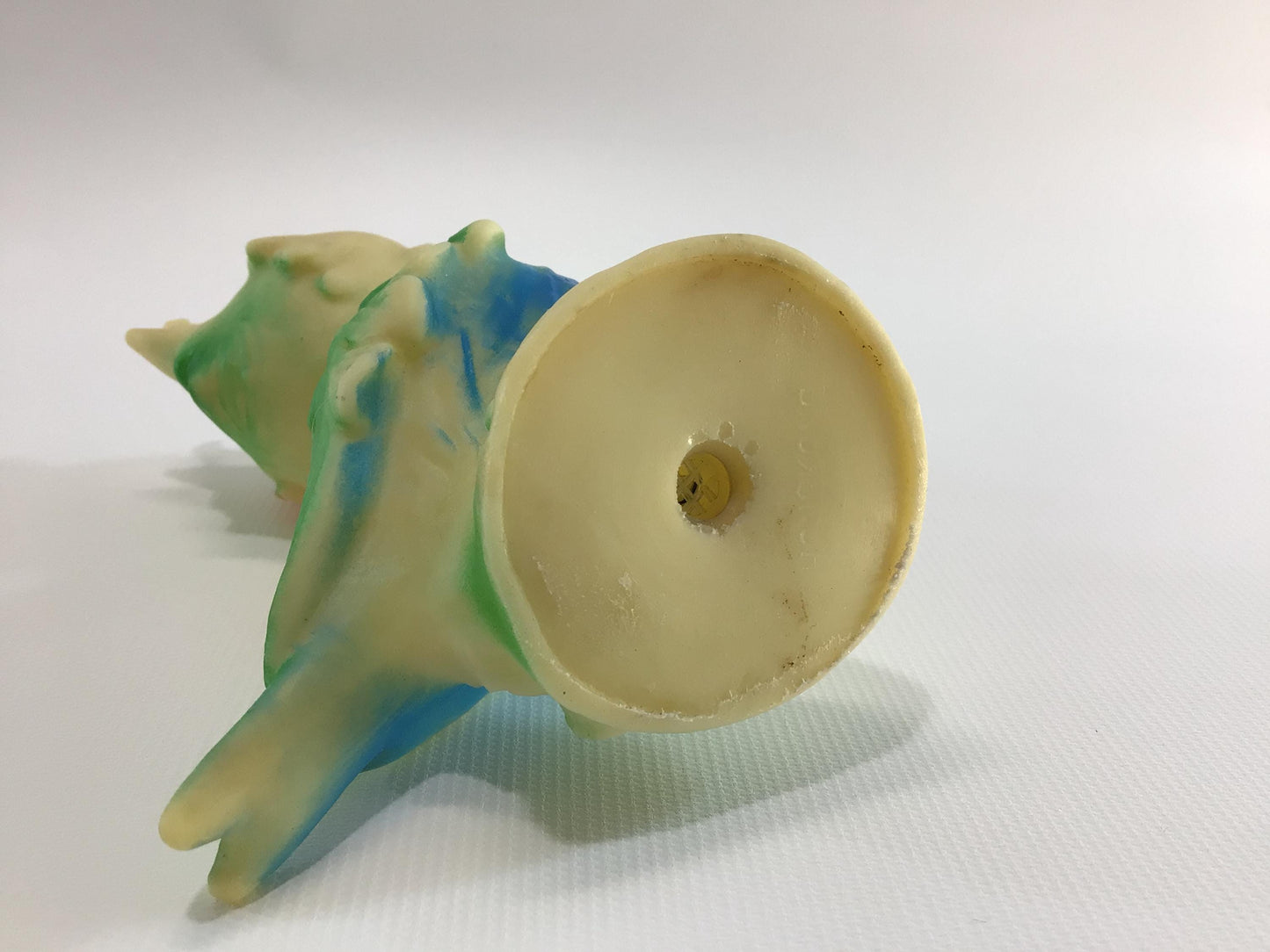 Vintage 5" Parrot Rubber Squeaky Toy Made in Hong Kong