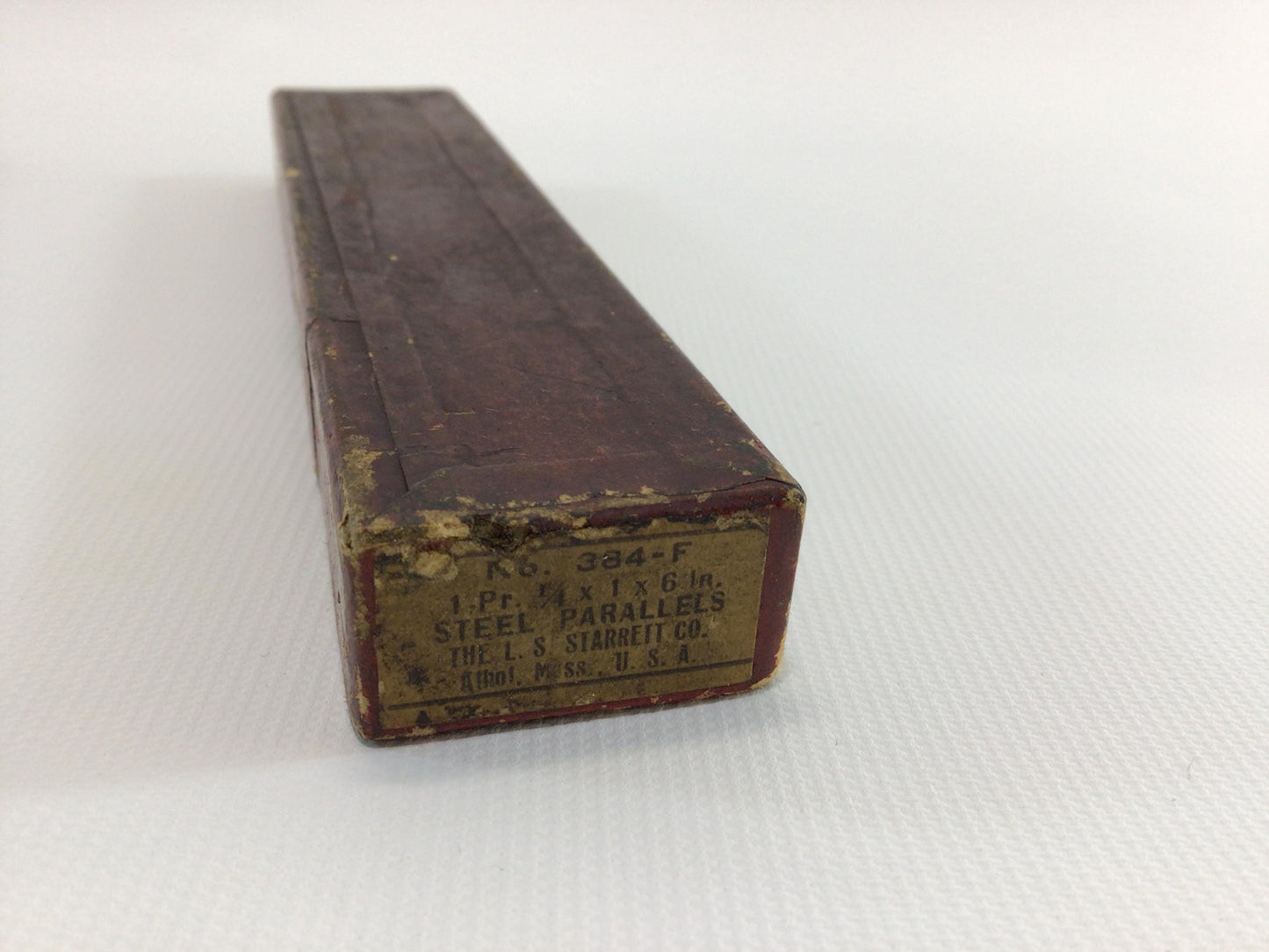 Starrett Steel Parallels 384F Vintage Quality Precision Shop Tools