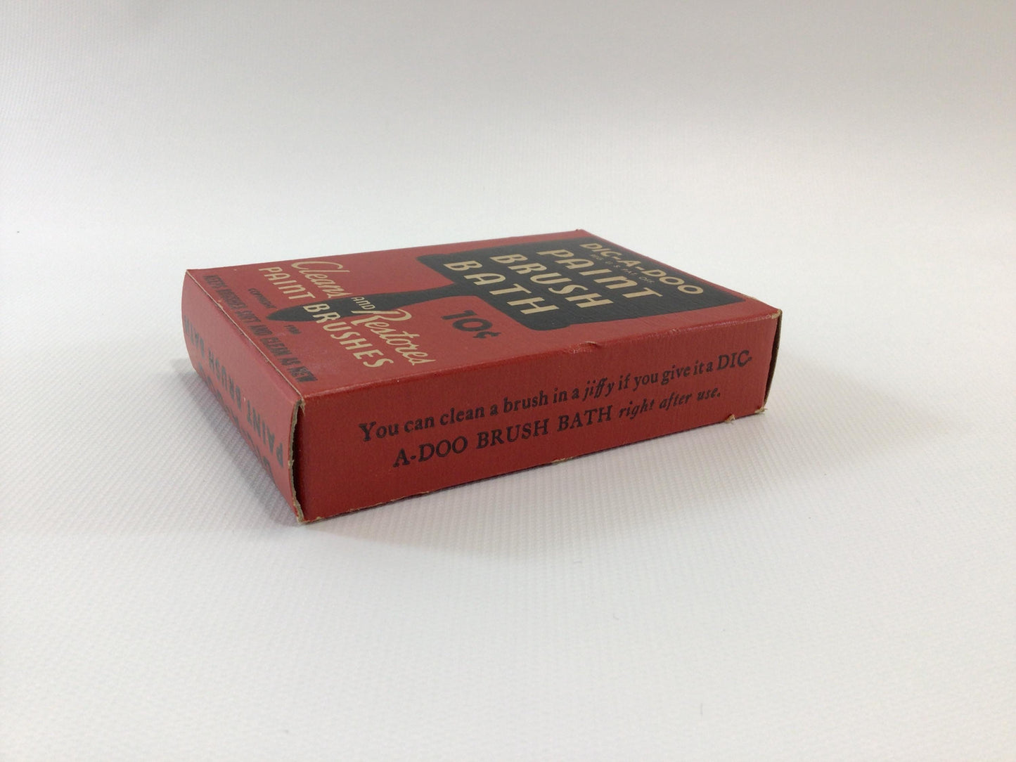 Dic A Doo Paint Brush Bath Vintage Garage Shop Advertising Ephemera