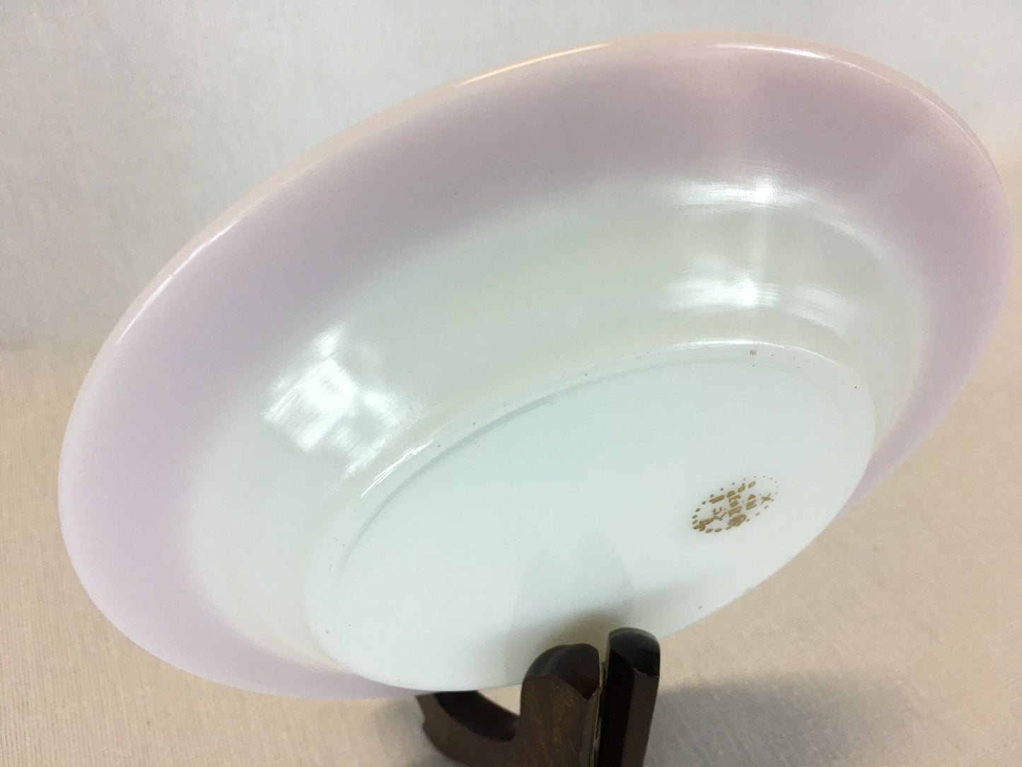 Pyrex Pink Flamingo Dessert Plate 6 5/8" Vintage 1950's Glass Serving Dish
